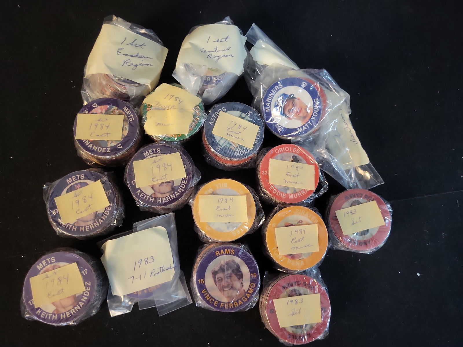 I01176 | 1983-1984 7-Eleven Slurpee Sports Discs Collection MLB and NFL Regional Sets Nolan Ryan Edd (1 of 12)