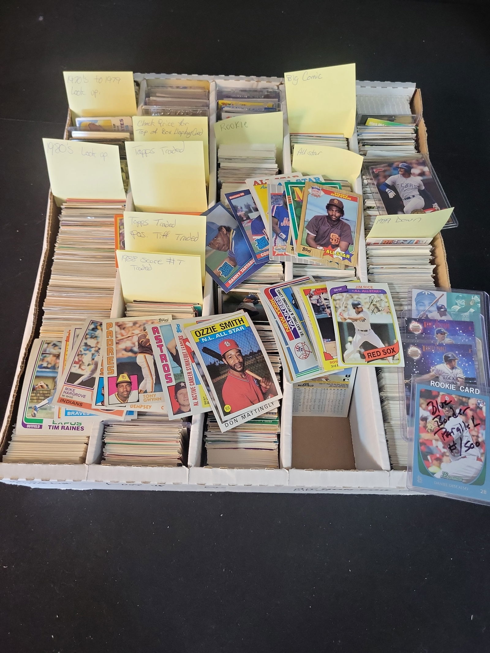 I01195 | 1970s-2010s Baseball Card Collection featuring 1983 Topps Tony Gwynn Rookie Card and Topps (1 of 8)
