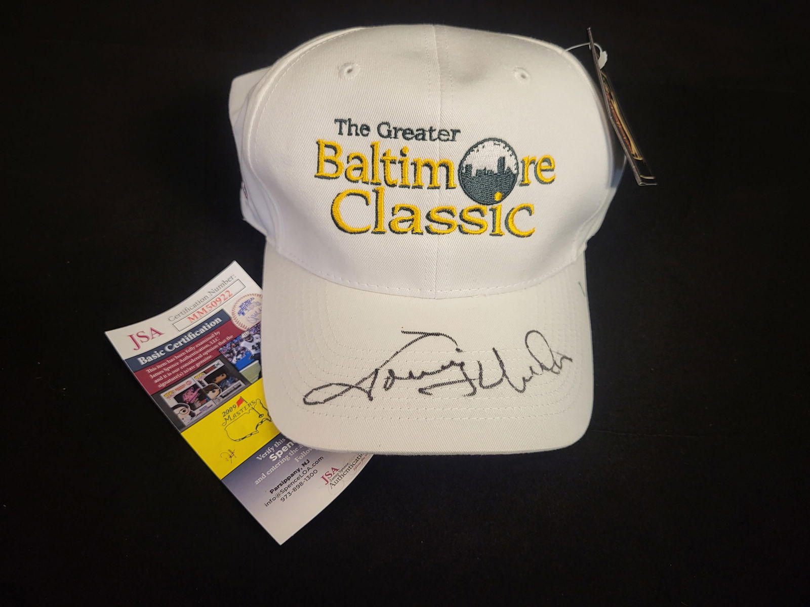 I00566 | Johnny Unitas and Ted Hendricks Autographed Sports Caps JSA: BID PER WHAT YOU SEE IN THE PHOTO, NOT THE AI GENERATED TITLES AND DESCRIPTIONS! Johnny Unitas and Ted Hendricks Autographed Sports Caps JSA This lot features two autographed sports caps, each verifie