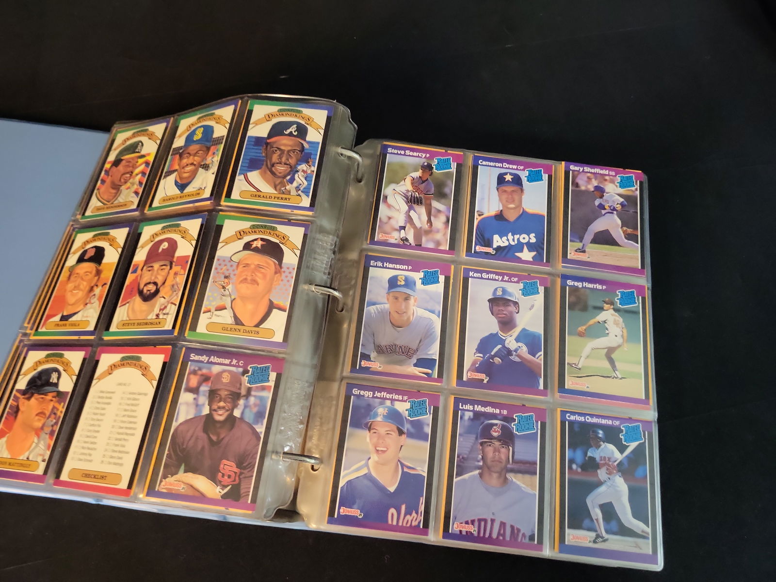 I01013 | 1989 Donruss Baseball Card Collection Featuring Ken Griffey Jr. Rated Rookie and The (1 of 18)