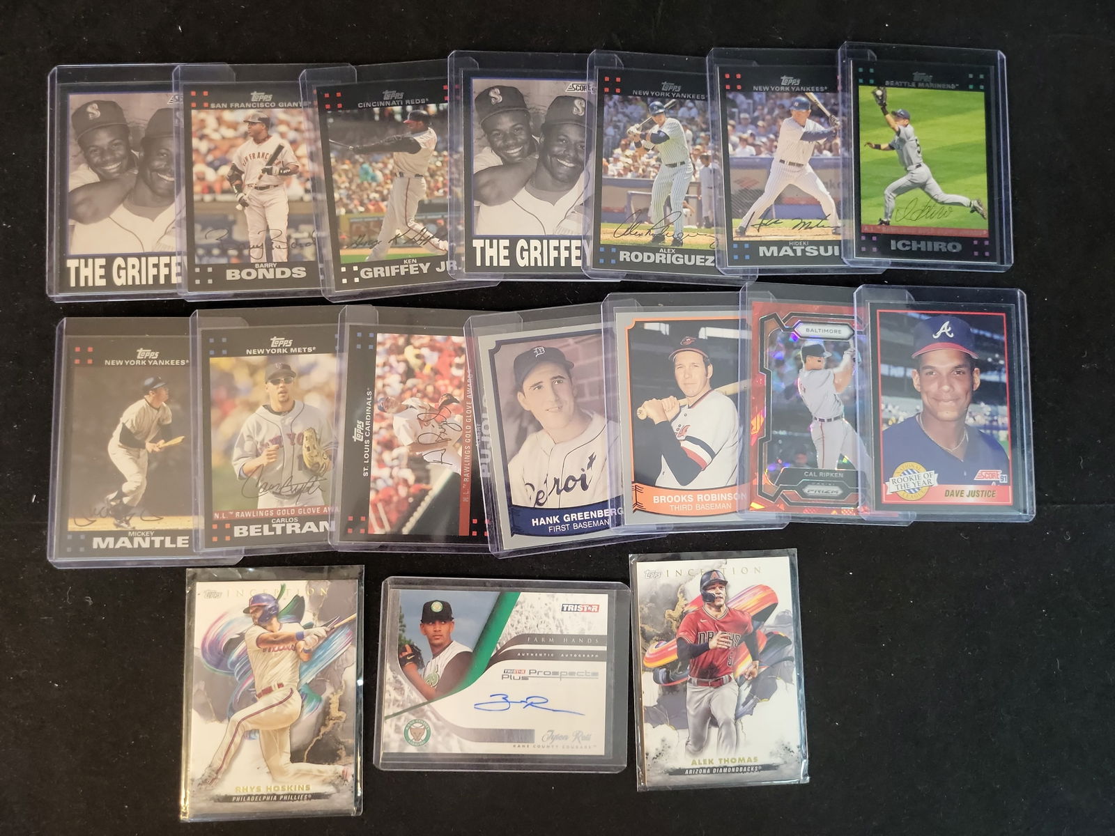 I01187 | Baseball Card Collection 17ct Lot Topps Inception Panini Prizm 2007 Topps Black Tyson Ross (1 of 8)