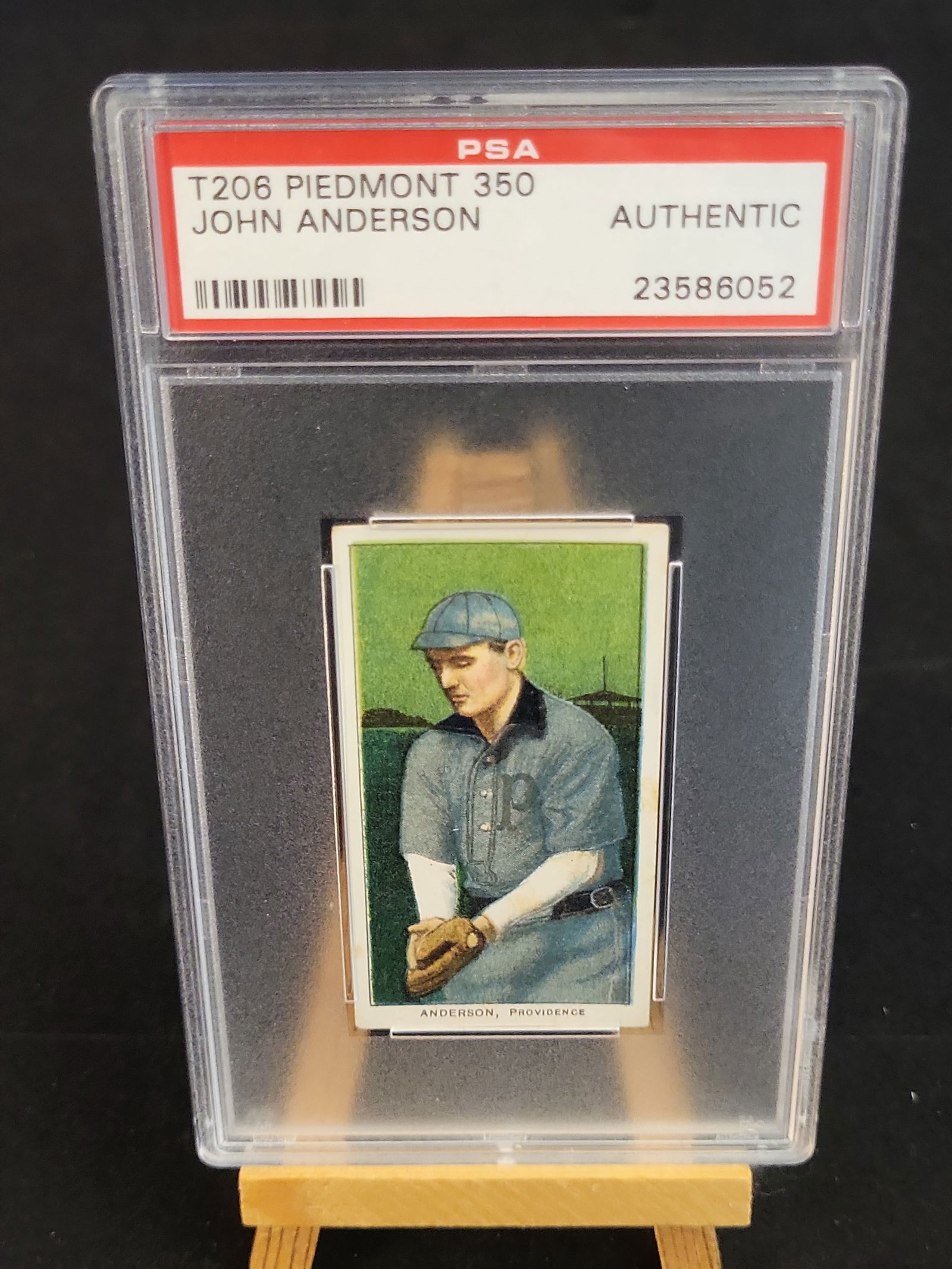 I00863 | 1909-11 T206 Piedmont 350 John Anderson Providence PSA Authentic: BID PER WHAT YOU SEE IN THE PHOTO, NOT THE AI GENERATED TITLES AND DESCRIPTIONS! 1909-11 T206 Piedmont 350 John Anderson Providence PSA Authentic American Tobacco Company (ATC), 1909-1911 T206 White B