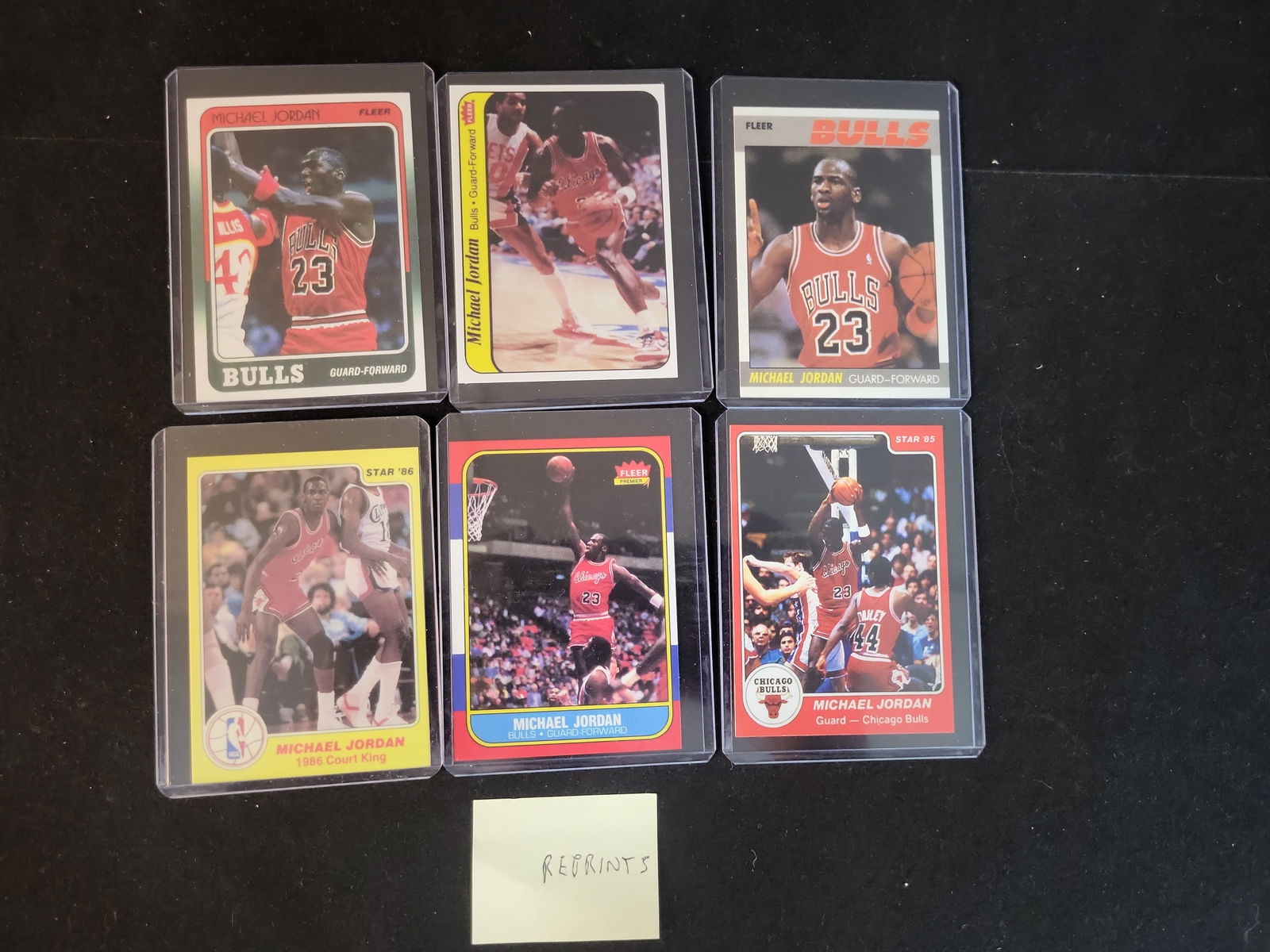 I01203 | 1984-1988 Fleer and Star Michael Jordan Basketball Card Reprint Collection (1 of 10)