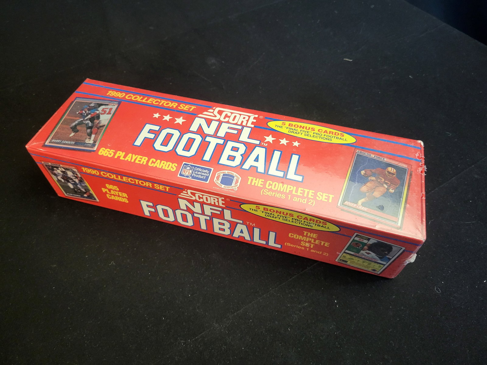 I00652 | 1990 Score NFL Football Factory Sealed Complete 665 Card Set (1 of 9)