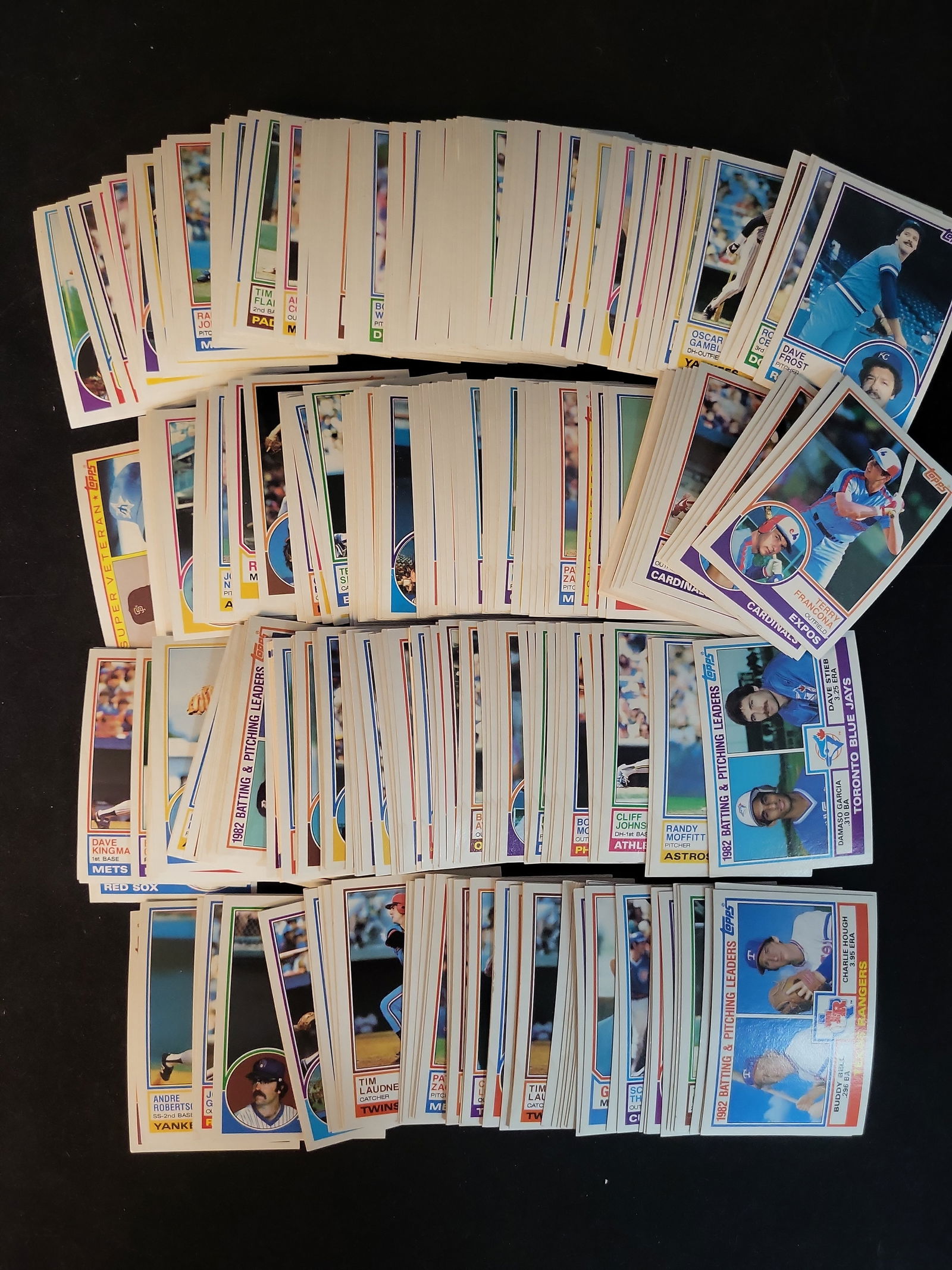 I01043 | 1982 Topps Baseball Bulk Collection Lot Featuring Terry Francona Rookie #377 (1 of 8)