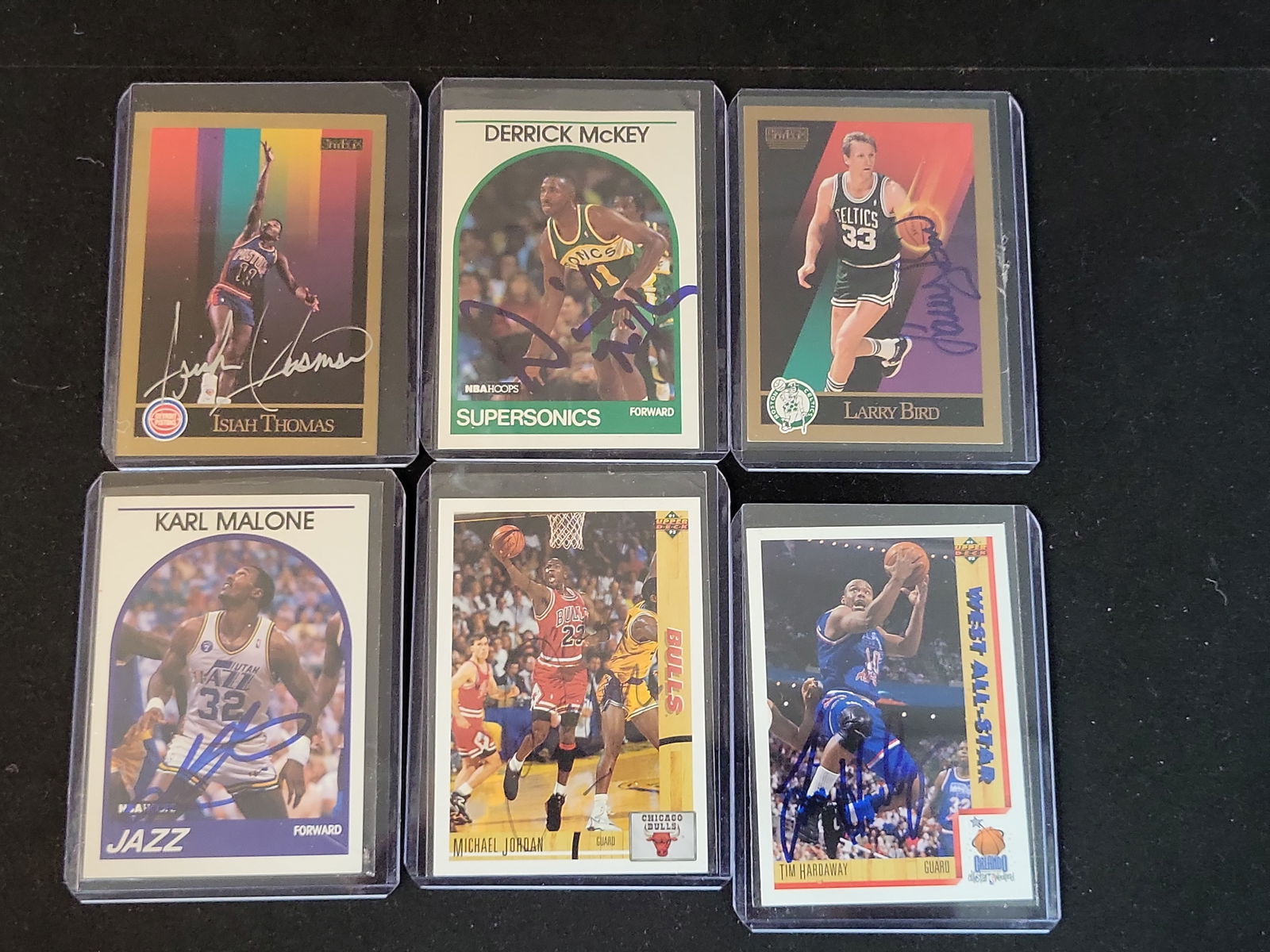 I01089 | 1990-1992 SkyBox, NBA Hoops, and Upper Deck Basketball Autographed Card Collection, (1 of 14)