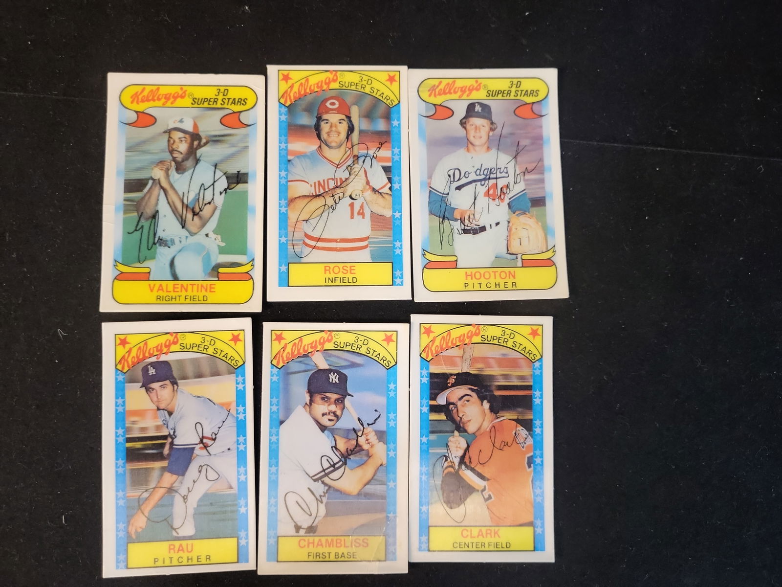 I01038 | 1978 Kellogg's 3-D Super Stars Baseball Cards Pete Rose and Others Lot (1 of 4)