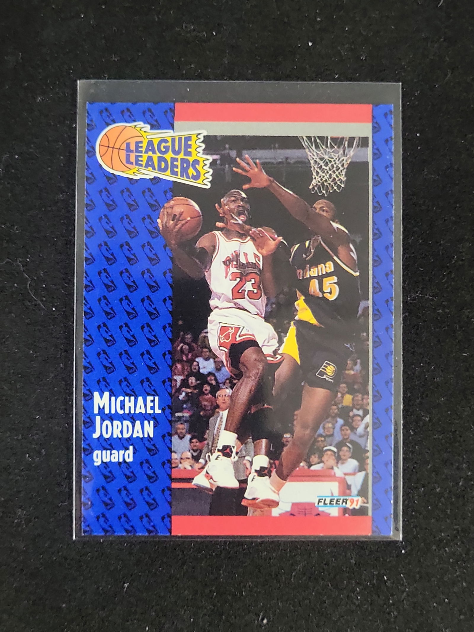 I01096 | Basketball Michael Jordan 1991-92 Fleer League Leaders #220 (1 of 4)