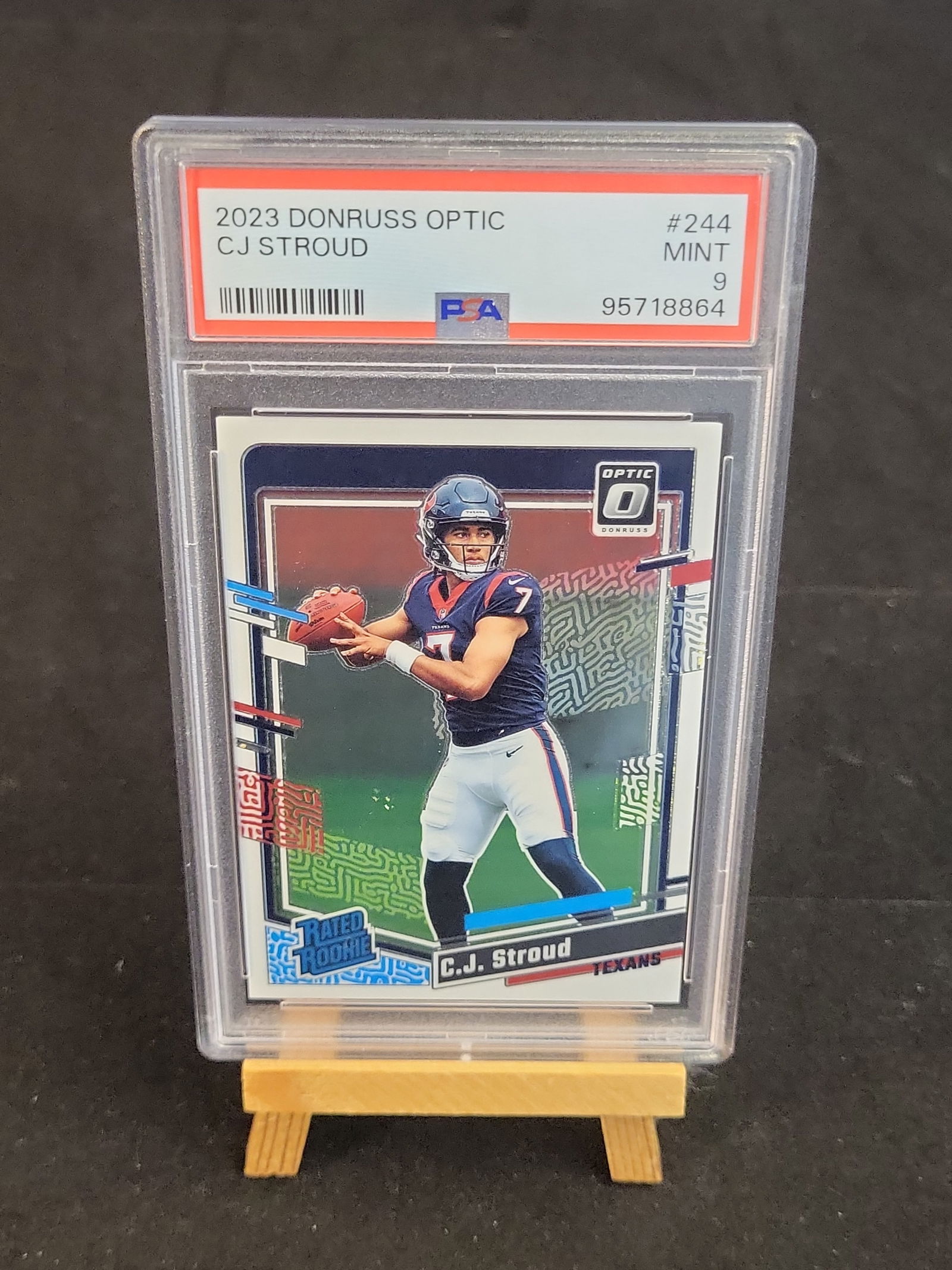I00880 | 2023 Panini NFL Rookie Card Lot C.J. Stroud Donruss Optic #244 and Puka Nacua Zenith Red Zo: BID PER WHAT YOU SEE IN THE PHOTO, NOT THE AI GENERATED TITLES AND DESCRIPTIONS! 2023 Panini NFL Rookie Card Lot C.J. Stroud Donruss Optic #244 and Puka Nacua Zenith Red Zone #177 PSA 9 This auction f
