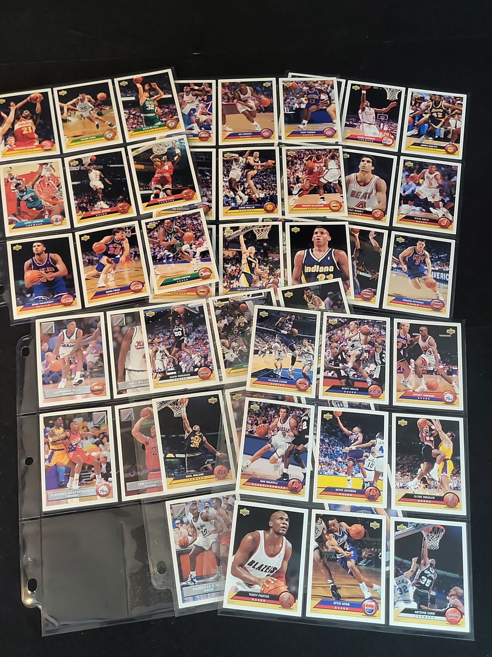 I00990 | NBA Basketball 1992-93 Upper Deck Series 1 and 2 Collection Michael Jordan 23 and Shaquille: BID PER WHAT YOU SEE IN THE PHOTO, NOT THE AI GENERATED TITLES AND DESCRIPTIONS! NBA Basketball 1992-93 Upper Deck Series 1 and 2 Collection Michael Jordan 23 and Shaquille O Neal Rookie 1 UngradedThi