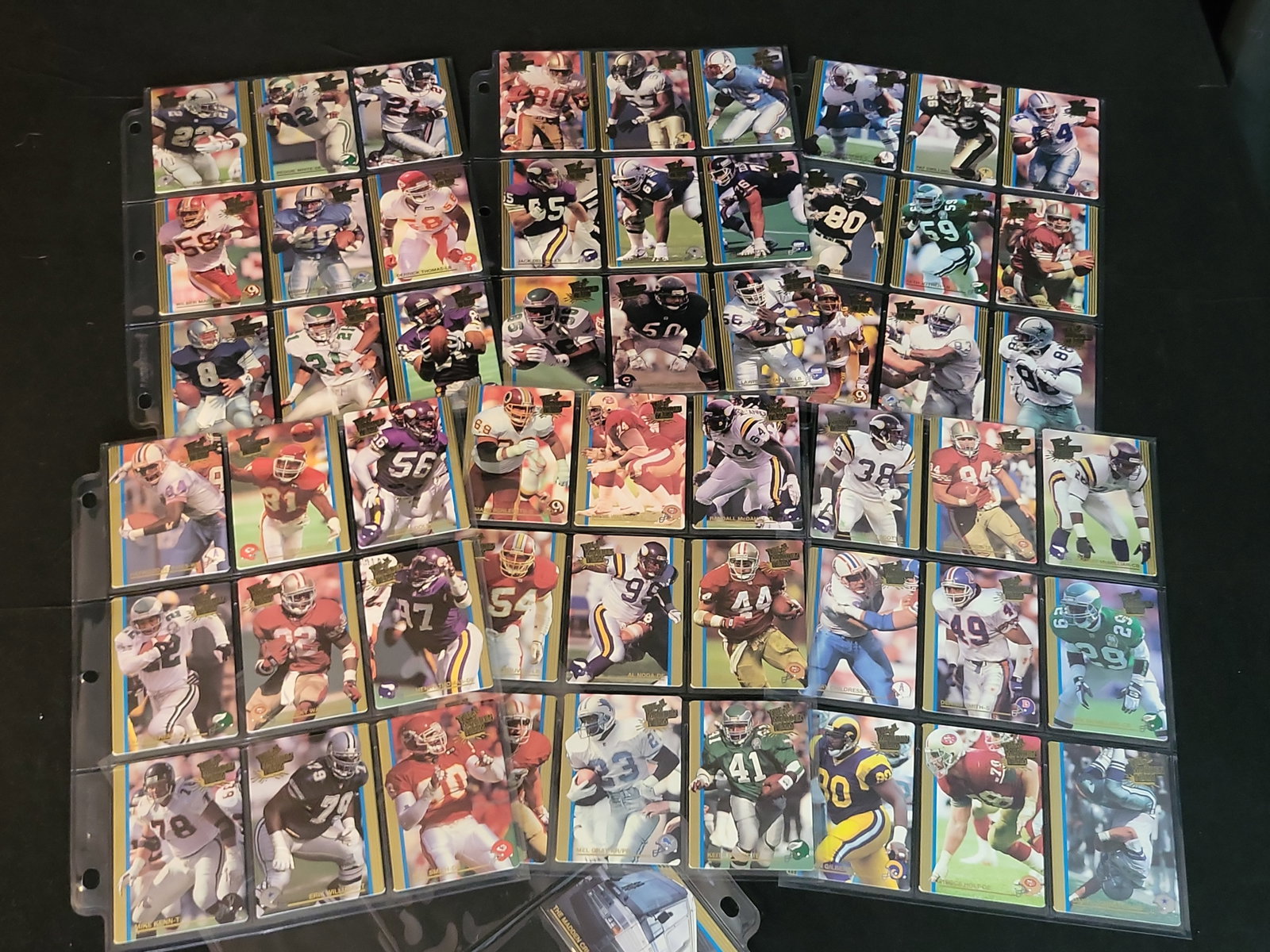 I00994 | 1992 Pro Set Power The All Madden Team Gold Foil Insert Collection feat. Barry Sanders, Jer: BID PER WHAT YOU SEE IN THE PHOTO, NOT THE AI GENERATED TITLES AND DESCRIPTIONS! 1992 Pro Set Power The All Madden Team Gold Foil Insert Collection feat. Barry Sanders, Jerry Rice, Emmitt Smith This i