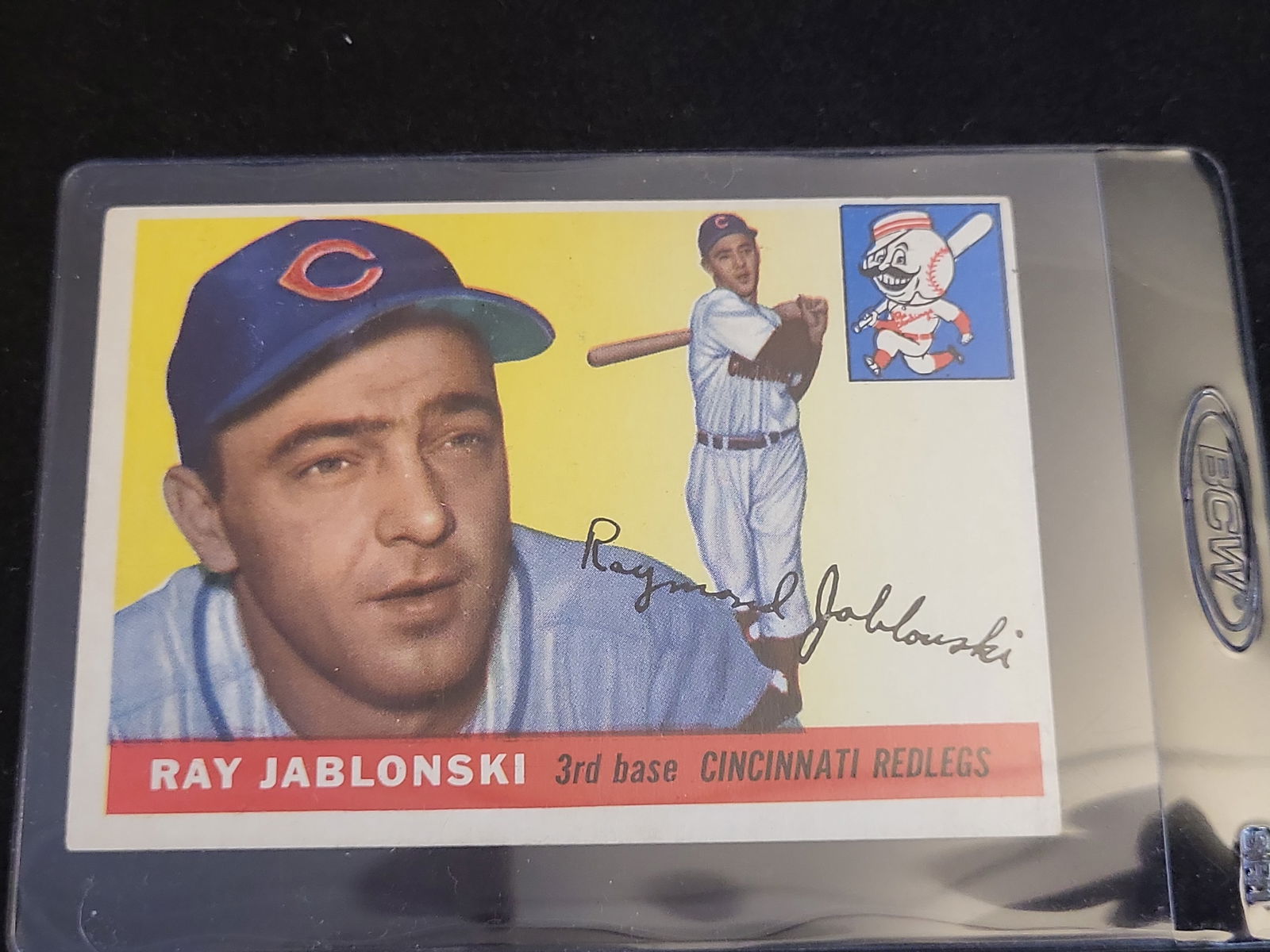 I00844 | 1955 Topps Ray Jablonski Base Card #56 Raw (1 of 6)