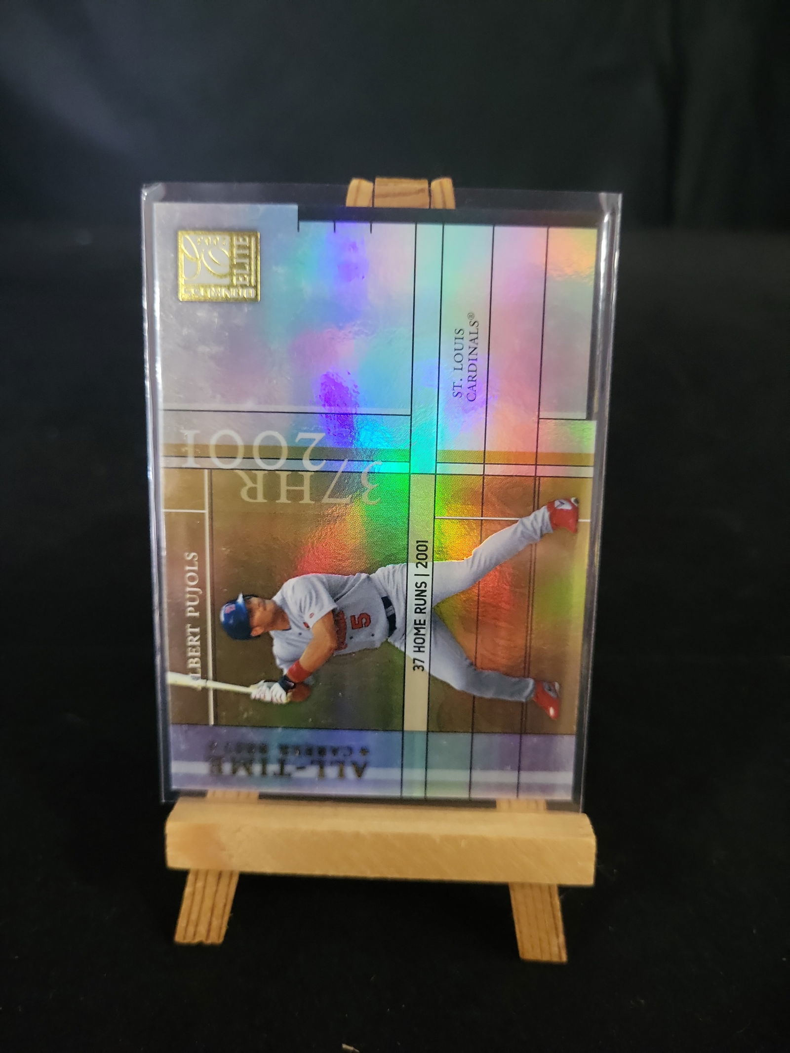 I01161 | 2003 Donruss Elite Albert Pujols All-Time Career Best #AT-28 St. Louis Cardinals: BID PER WHAT YOU SEE IN THE PHOTO, NOT THE AI GENERATED TITLES AND DESCRIPTIONS! 2003 Donruss Elite Albert Pujols All-Time Career Best #AT-28 St. Louis CardinalsThis is a 2003 Donruss Elite "All-Time