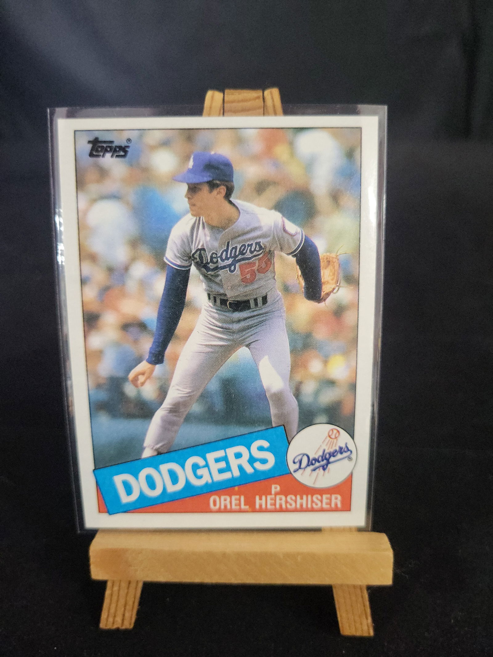 I01148 | Baseball Orel Hershiser 1985 Topps #493 Rookie Card (1 of 4)