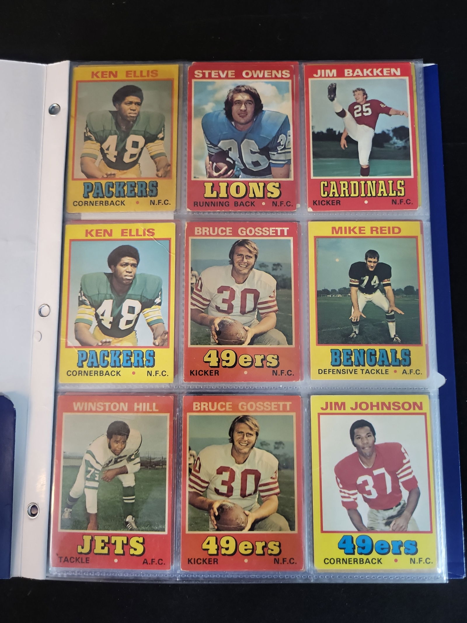 I00948 | NFL Football Wonder Bread All-Star Series Collection 1974-1976 Topps Hall of Famers (1 of 14)