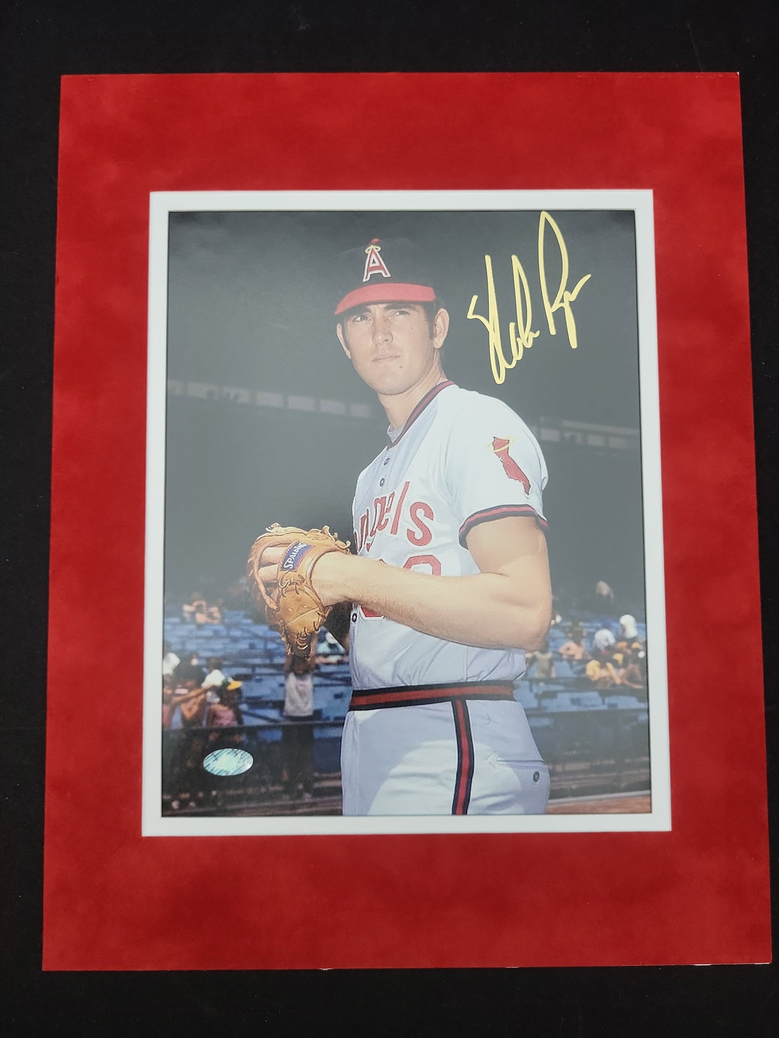 I01285 | Autographed Nolan Ryan California Angels 8x10 Color Photograph (1 of 6)