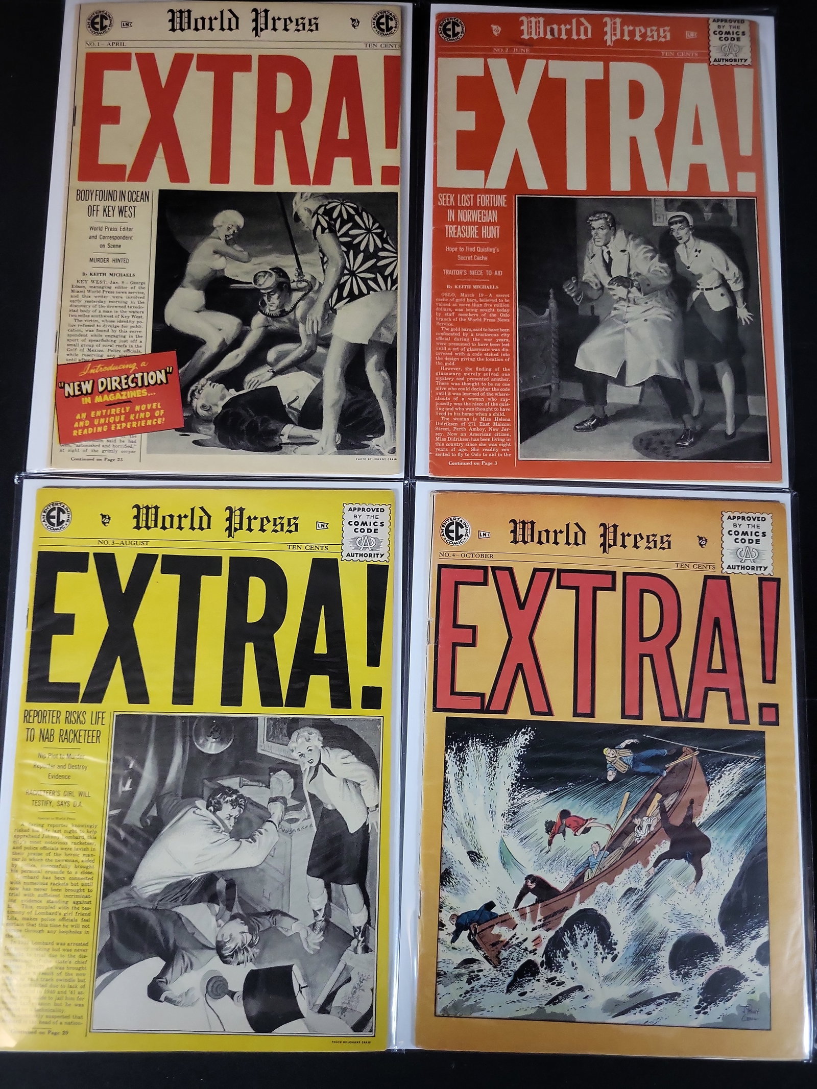 I02270 | A Collection of Extra! World Press Comic Books Published by EC Comics (1 of 3)