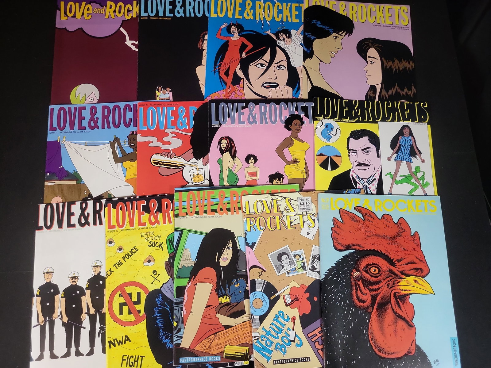 I02539 | A Consecutive Run of Thirteen Love and Rockets Volume 1 Comic Books Issues 29-41 (1 of 20)