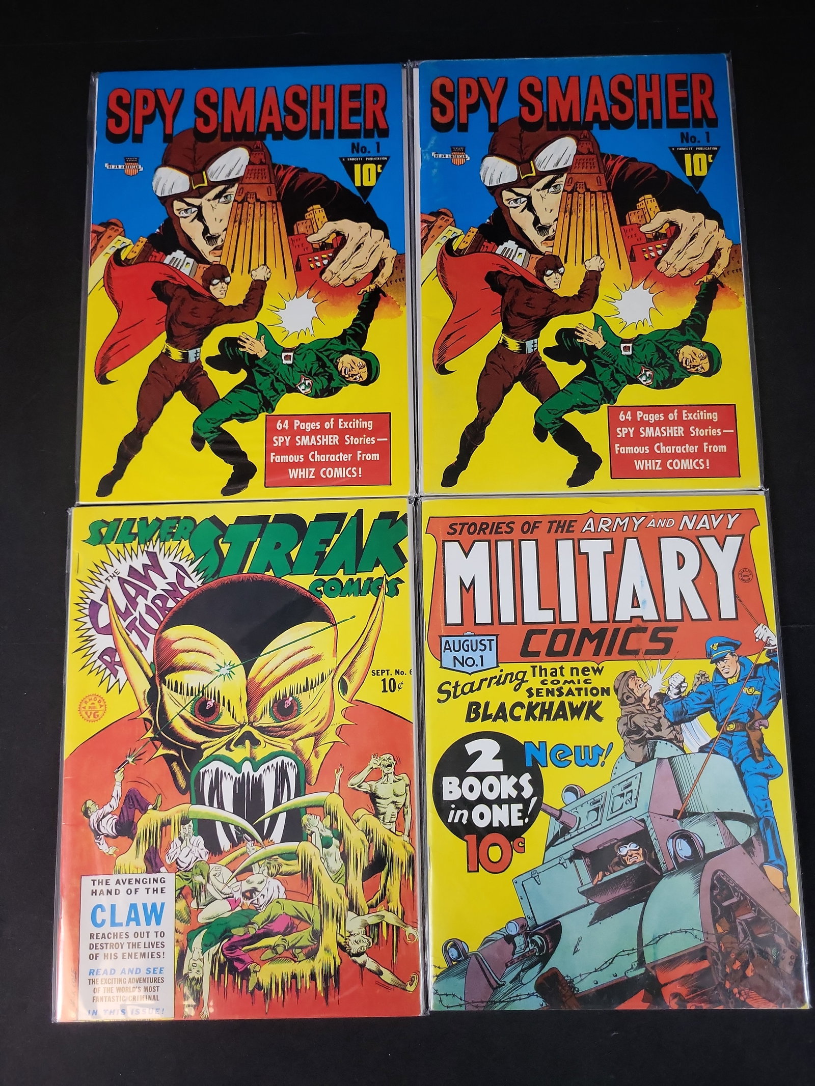 I02161 | A Collection of Golden Age Style Key Issue Comic Books Including Military Comics No. 1 and (1 of 3)
