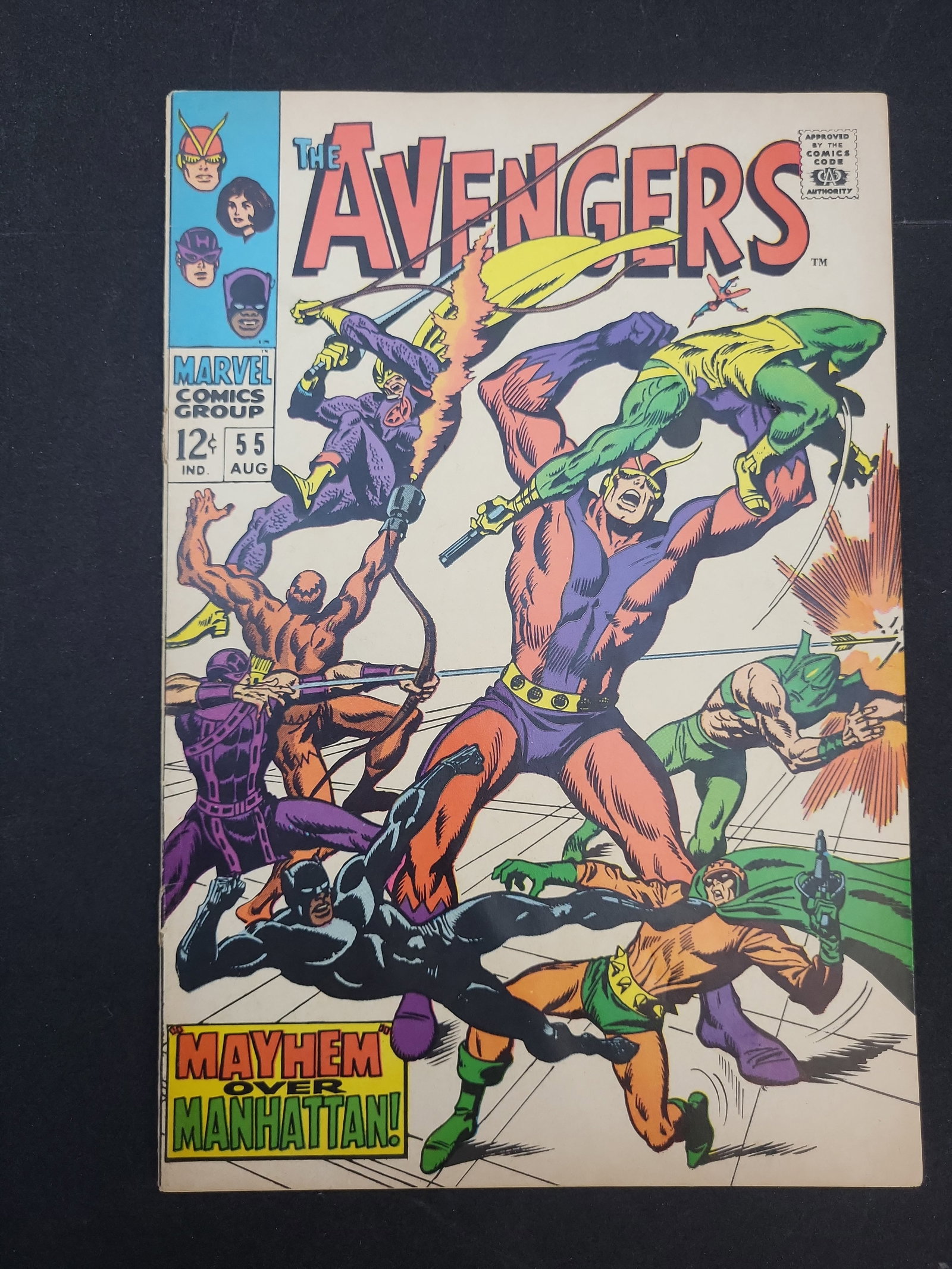I02083 | Marvel Comics The Avengers #55 (1968) 1st Full Appearance of Ultron (1 of 2)