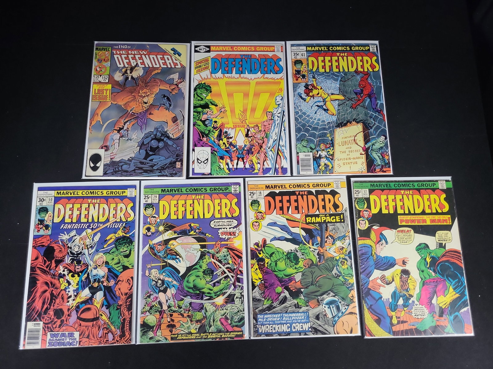 I02101 | Marvel Comics Group The Defenders Collection of Seven Comic Books (1 of 4)