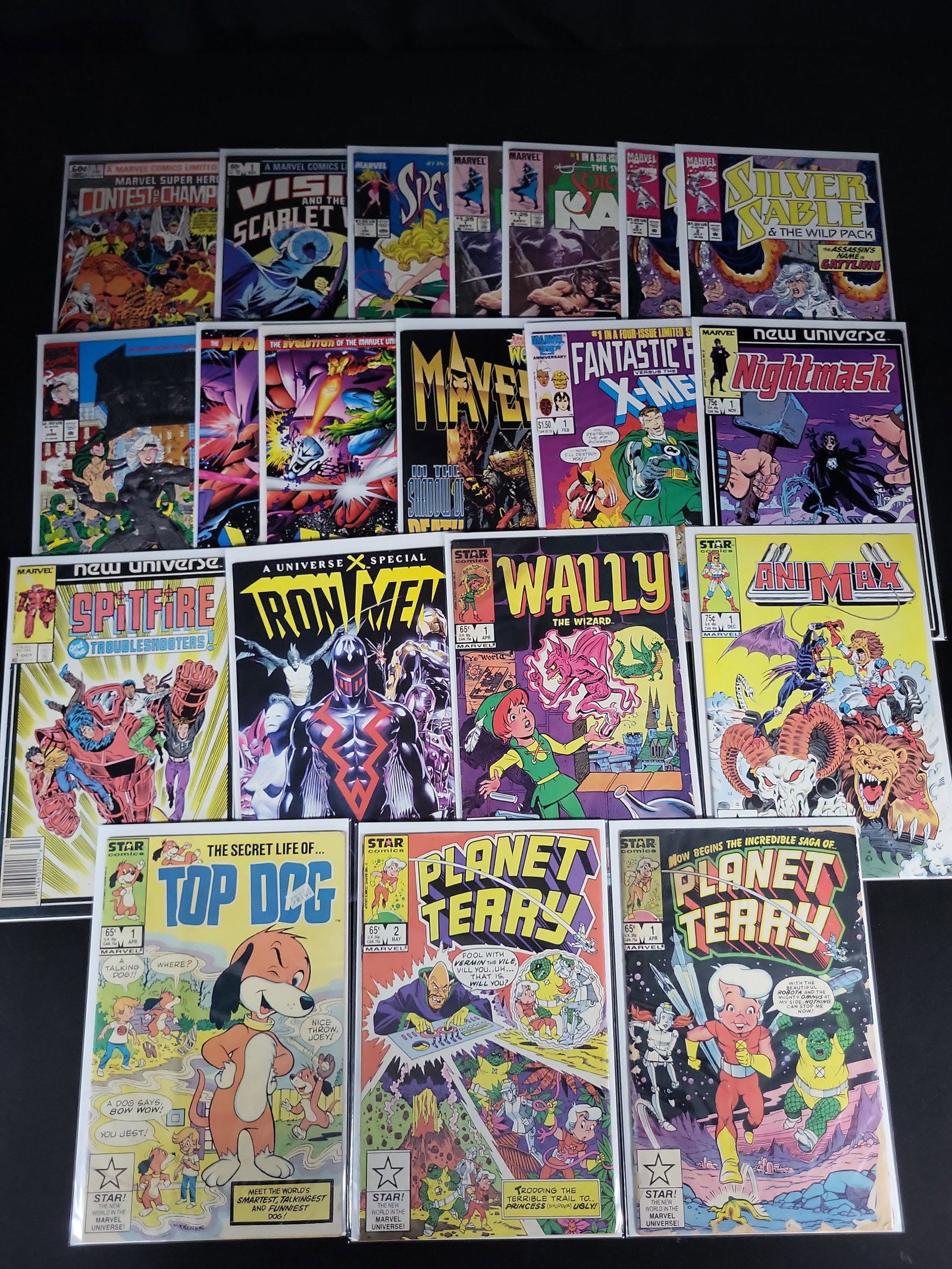 I02109 | A Collection of approximately 21 Marvel and Star Comics Premiere and Limited Series Issues (1 of 7)