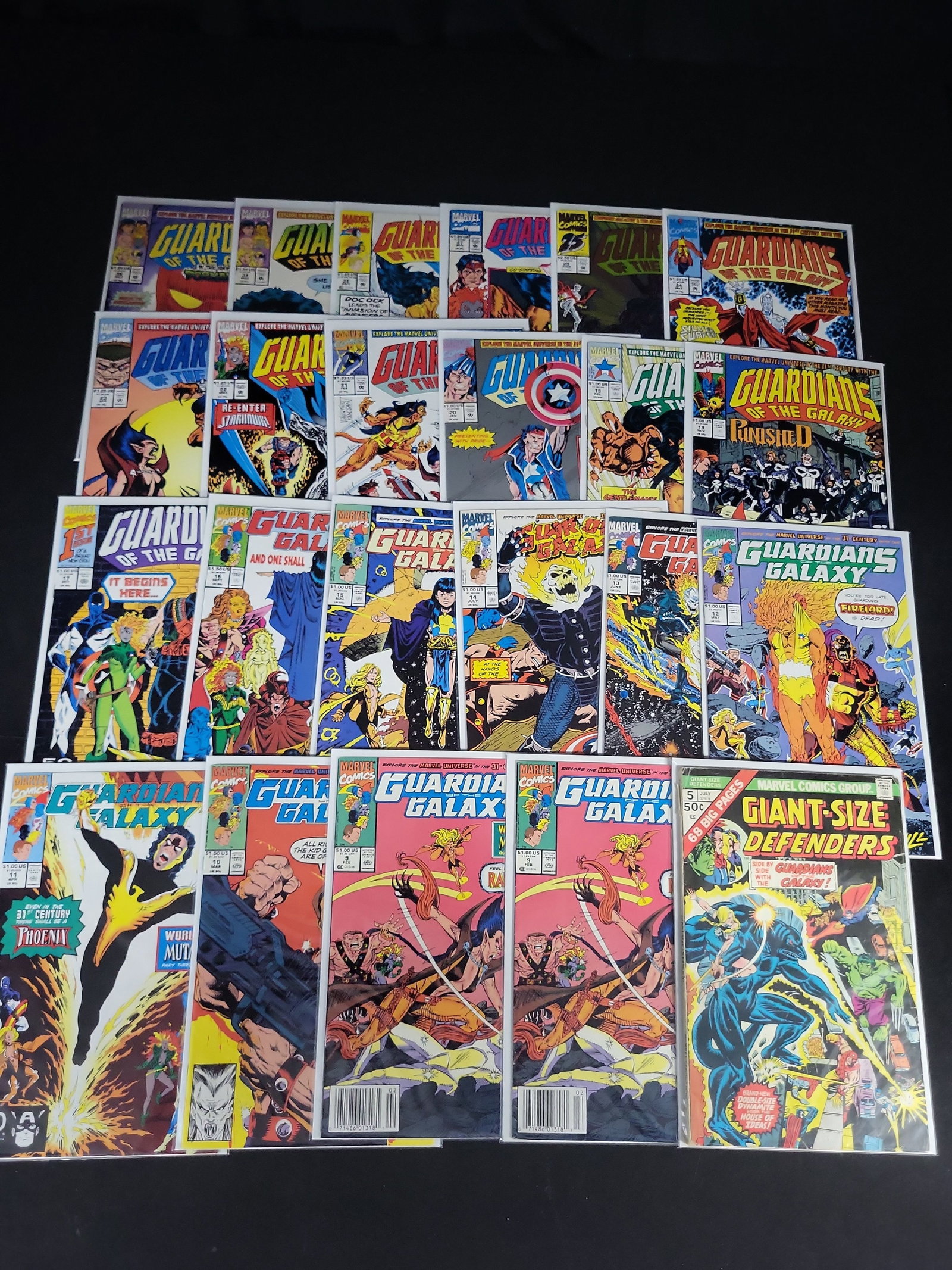 I02112 | A Collection of 24 Marvel Comic Books Including Guardians of the Galaxy 1990 Series and (1 of 6)