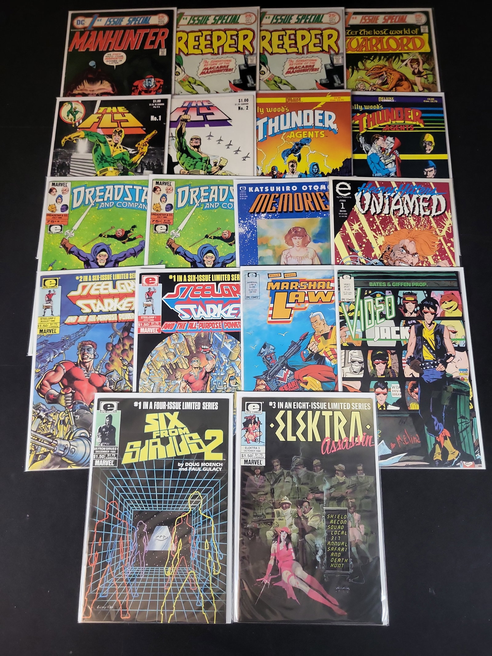 I02188 | A Collection of 18 Comic Books Including DC 1st Issue Special and Marvel Epic Titles (1 of 6)