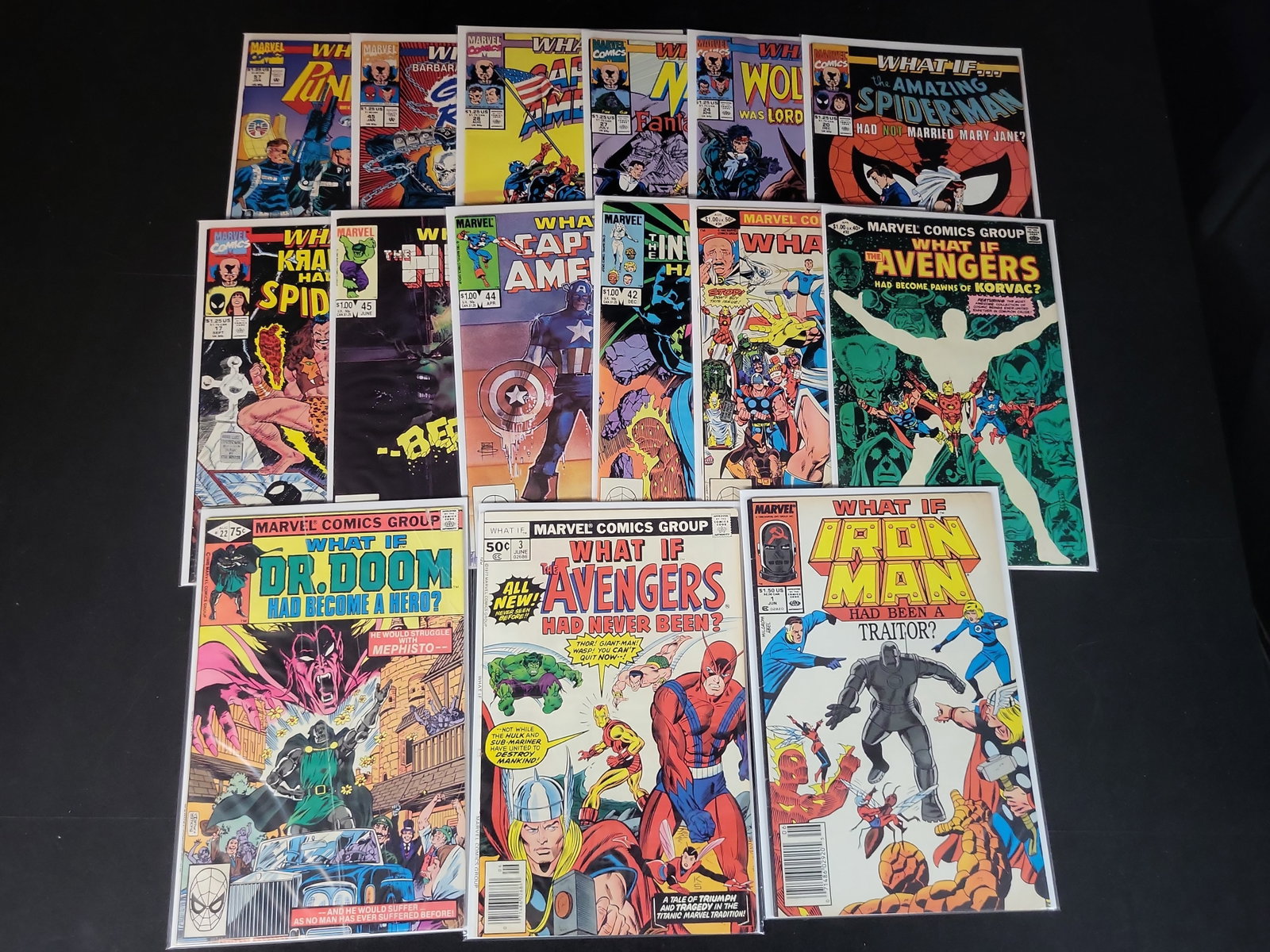 I02226 | Collection of 15 Marvel Comics What If Issues Volumes 1 and 2 (1 of 4)