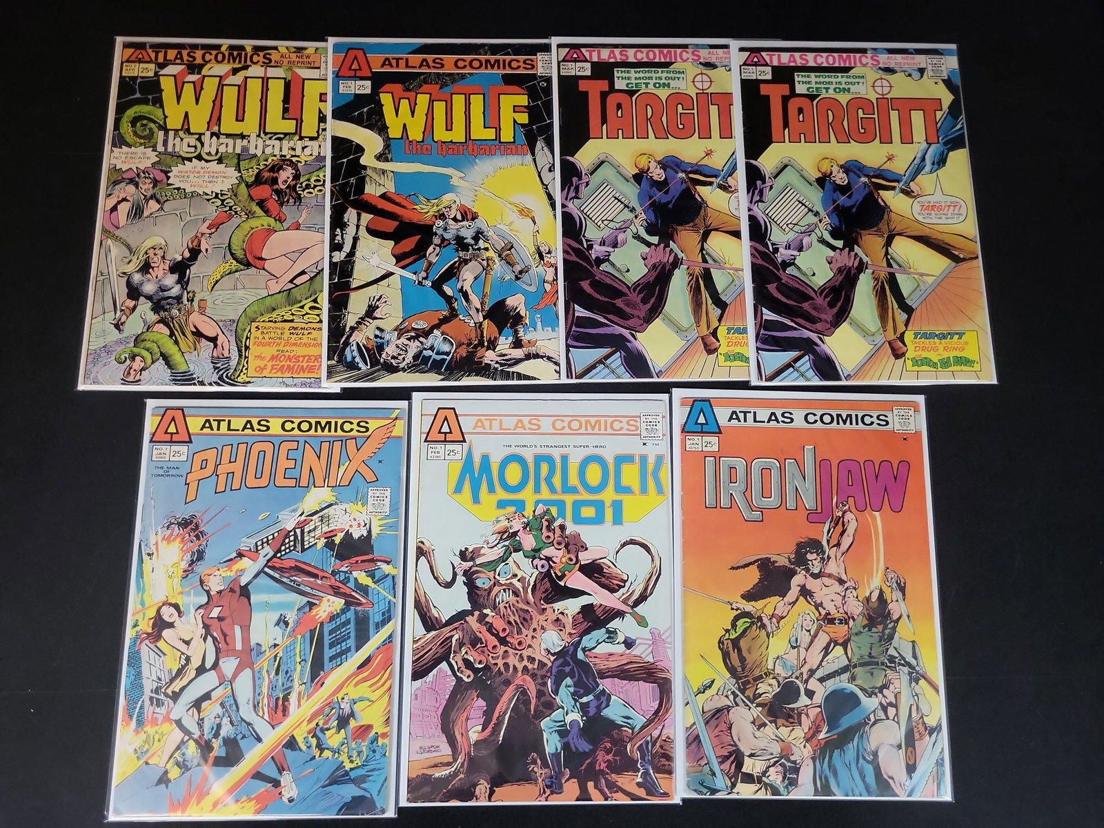 I02231 | A Collection of Atlas Comics Premiere Issue Vintage Comic Books, 1975 (1 of 5)