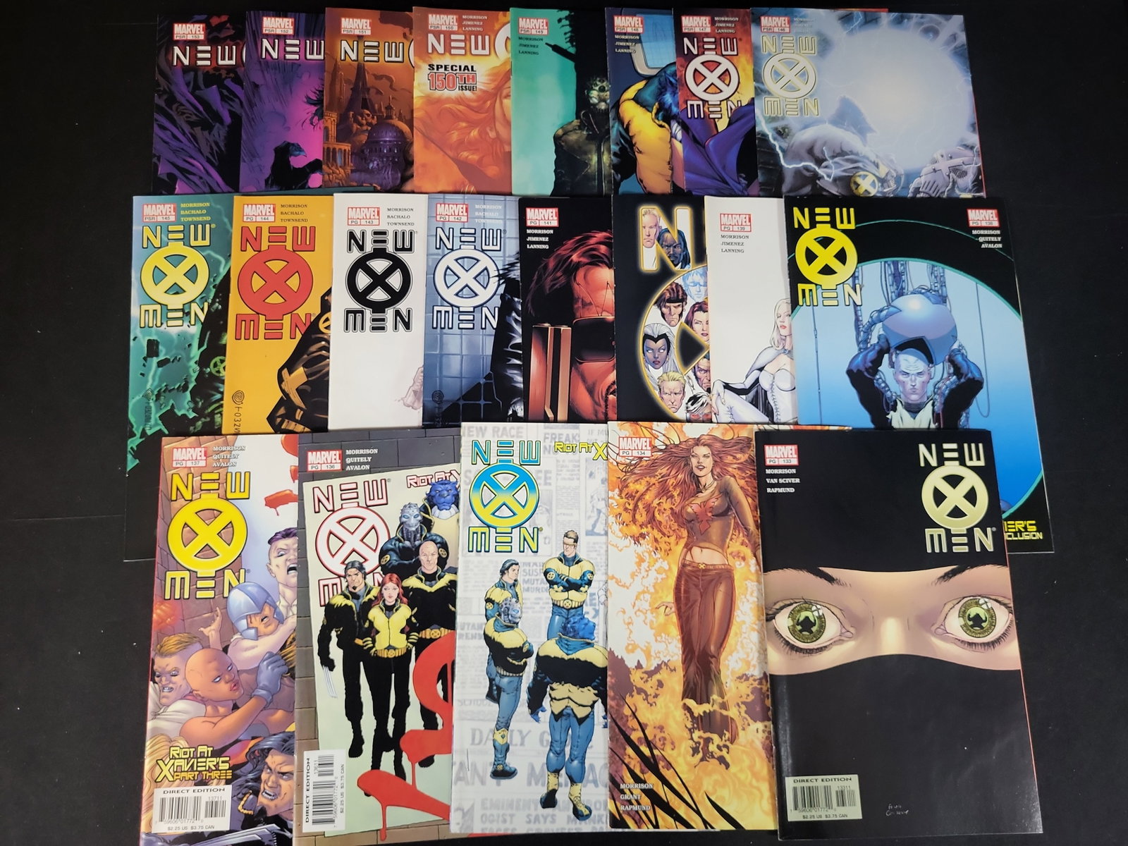 I02287 | A Collection of 21 Marvel New X-Men Comic Books Issues 133-153 Grant Morrison Run (1 of 5)