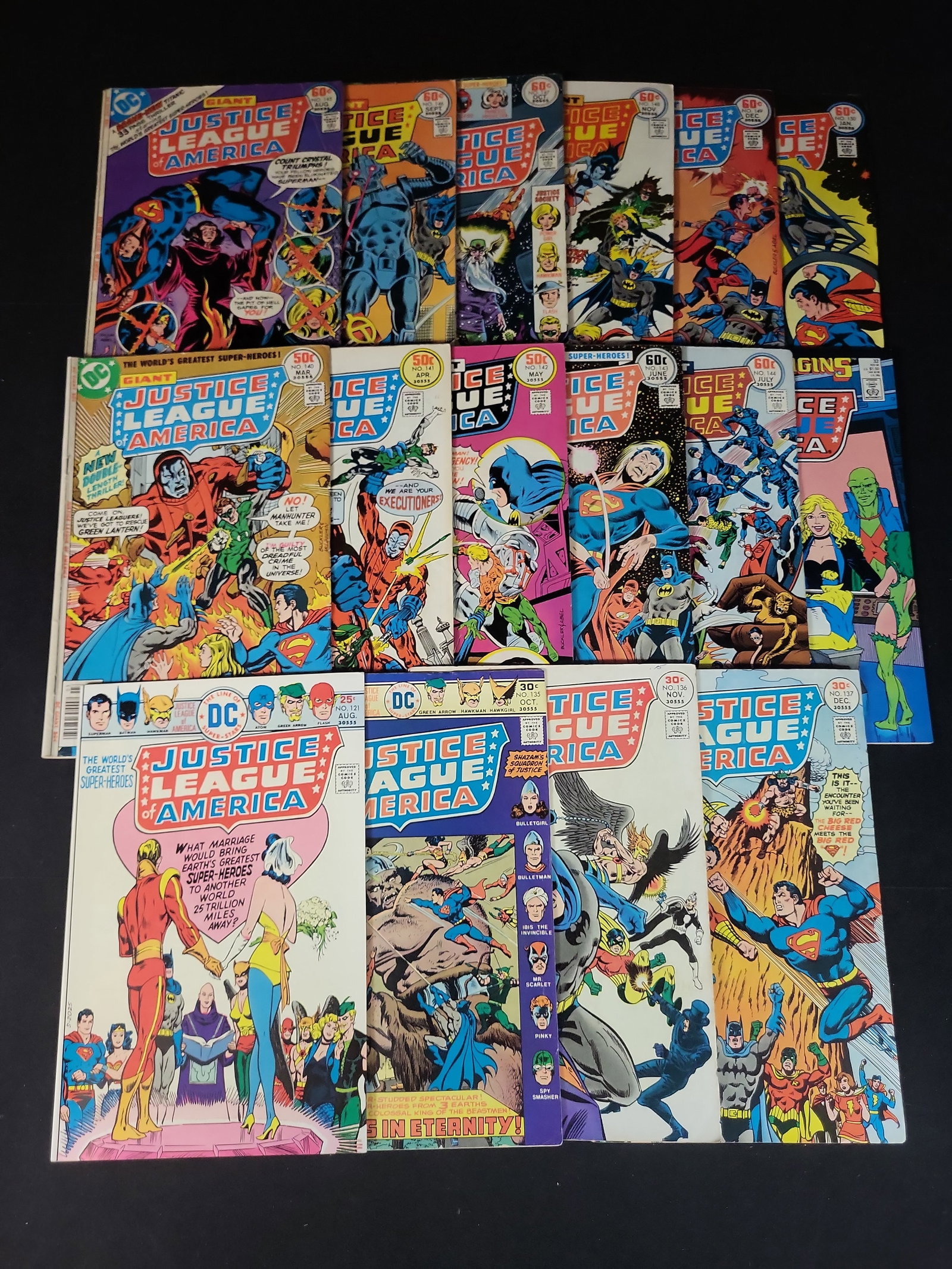 I02394 | Collection of 18 DC Bronze Age Comic Books Justice League of America and Secret Origins (1 of 6)