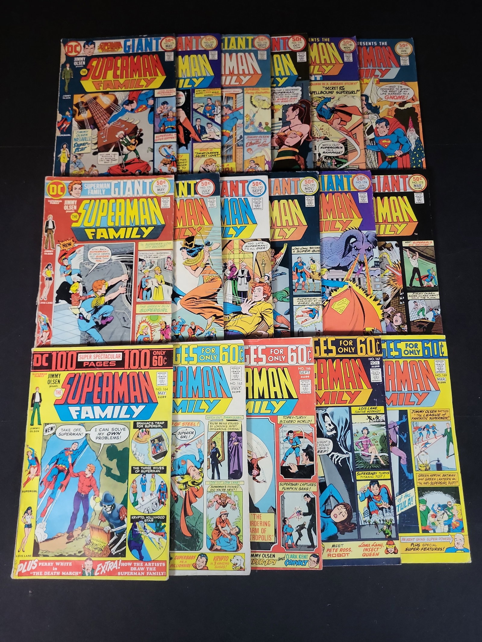 I02411 | A Collection of 17 DC Comics The Superman Family Bronze Age Giant Comic Books (1 of 4)