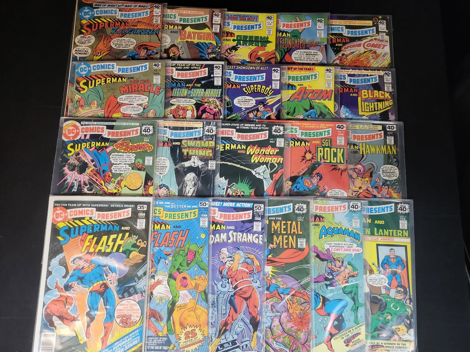 I02473 | A Collection of 21 DC Comics Presents Bronze Age Comic Books Including Issue Number 1 (1 of 7)