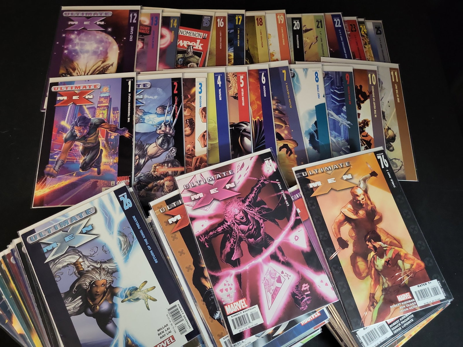I02666 | A Collection of Marvel Ultimate X-Men Comic Books Including Issue 1 (1 of 5)