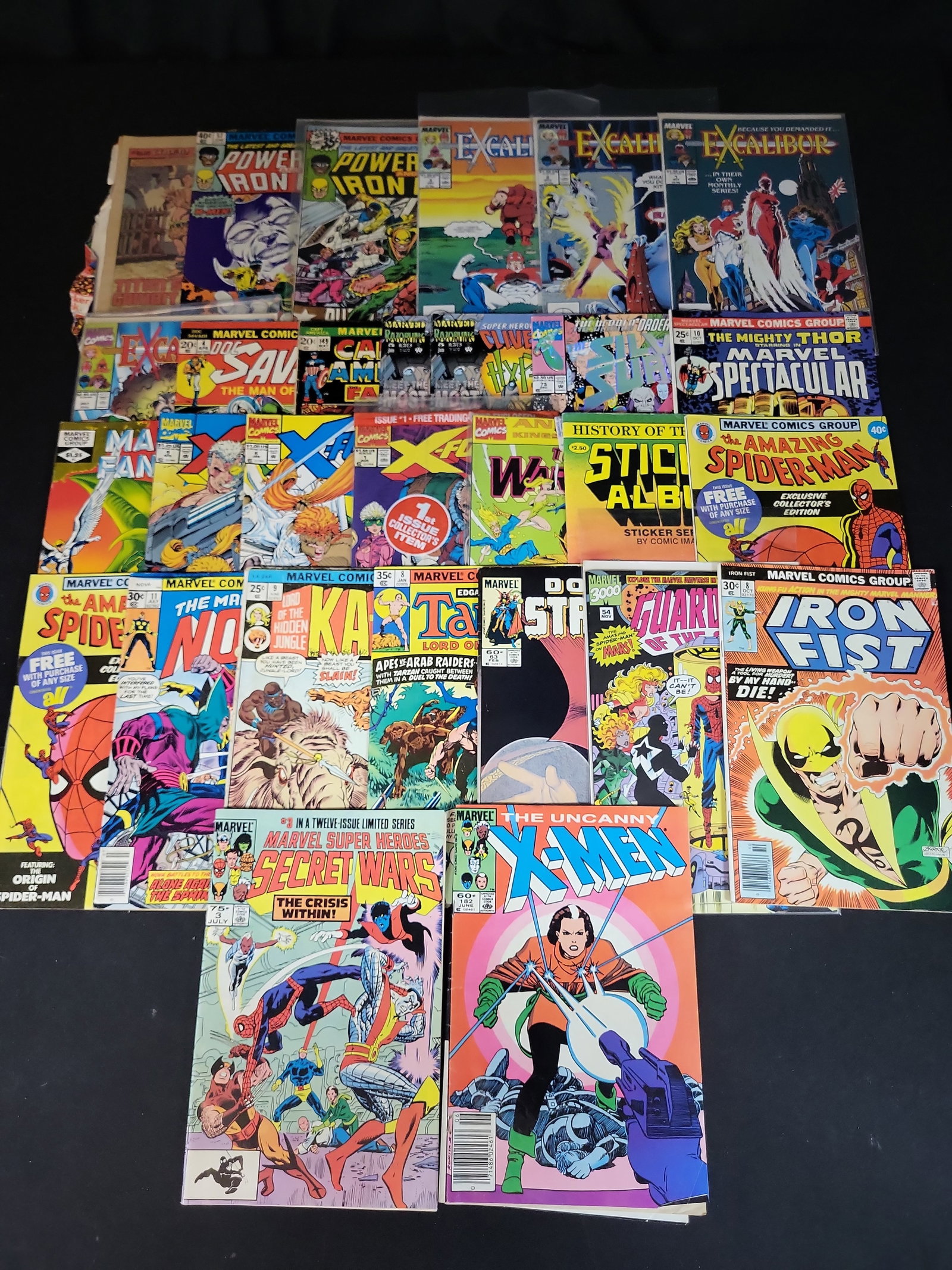 I02808 | A Collection of Approximately 38 Marvel Comic Books and Collectibles, Bronze and Modern (1 of 8)