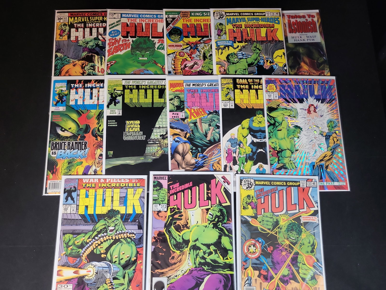 I02190 | A Collection of Thirteen (13) Marvel Comics Featuring The Incredible Hulk (1 of 5)