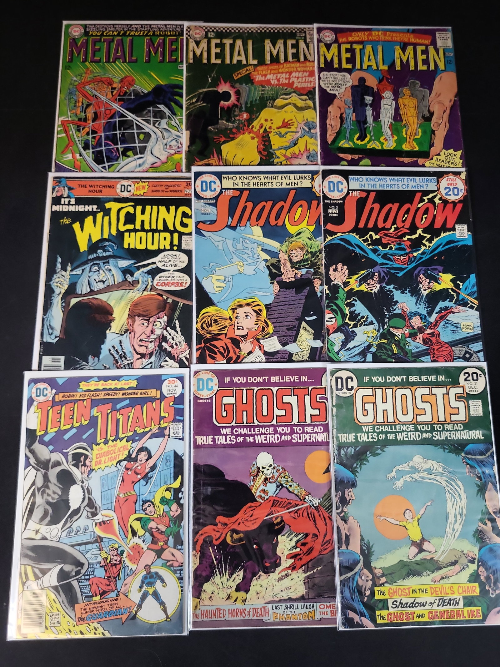 I02203 | A Collection of Nine DC Comics Silver and Bronze Age Issues Including Metal Men and Teen (1 of 4)