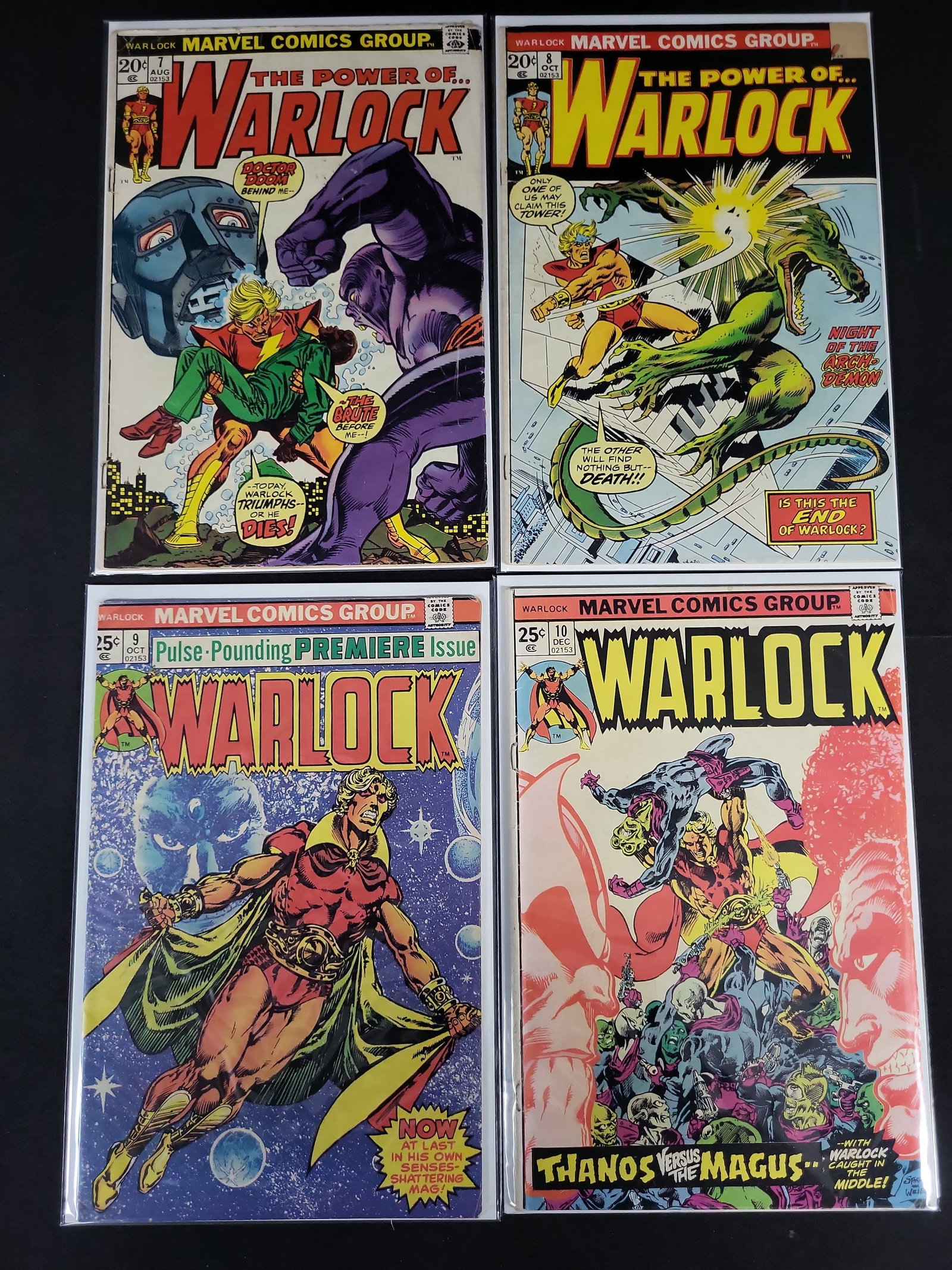 I02126 | A Group of Four Marvel Comics Group Adam Warlock Bronze Age Comic Books Including Issues 7, (1 of 3)
