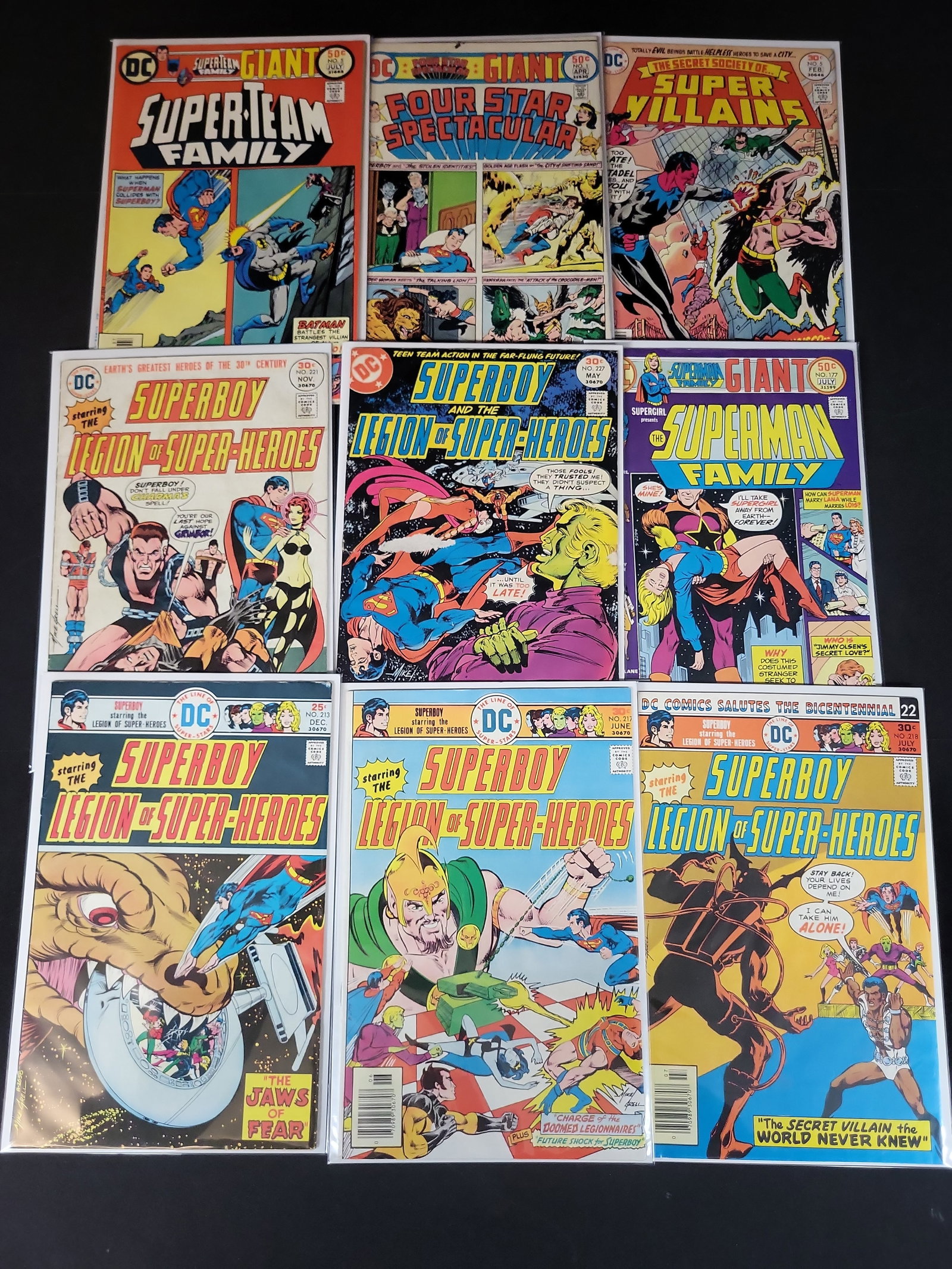 I02178 | A Collection of Nine Bronze Age DC Comics Including Superboy and the Legion of Super-Heroes (1 of 3)
