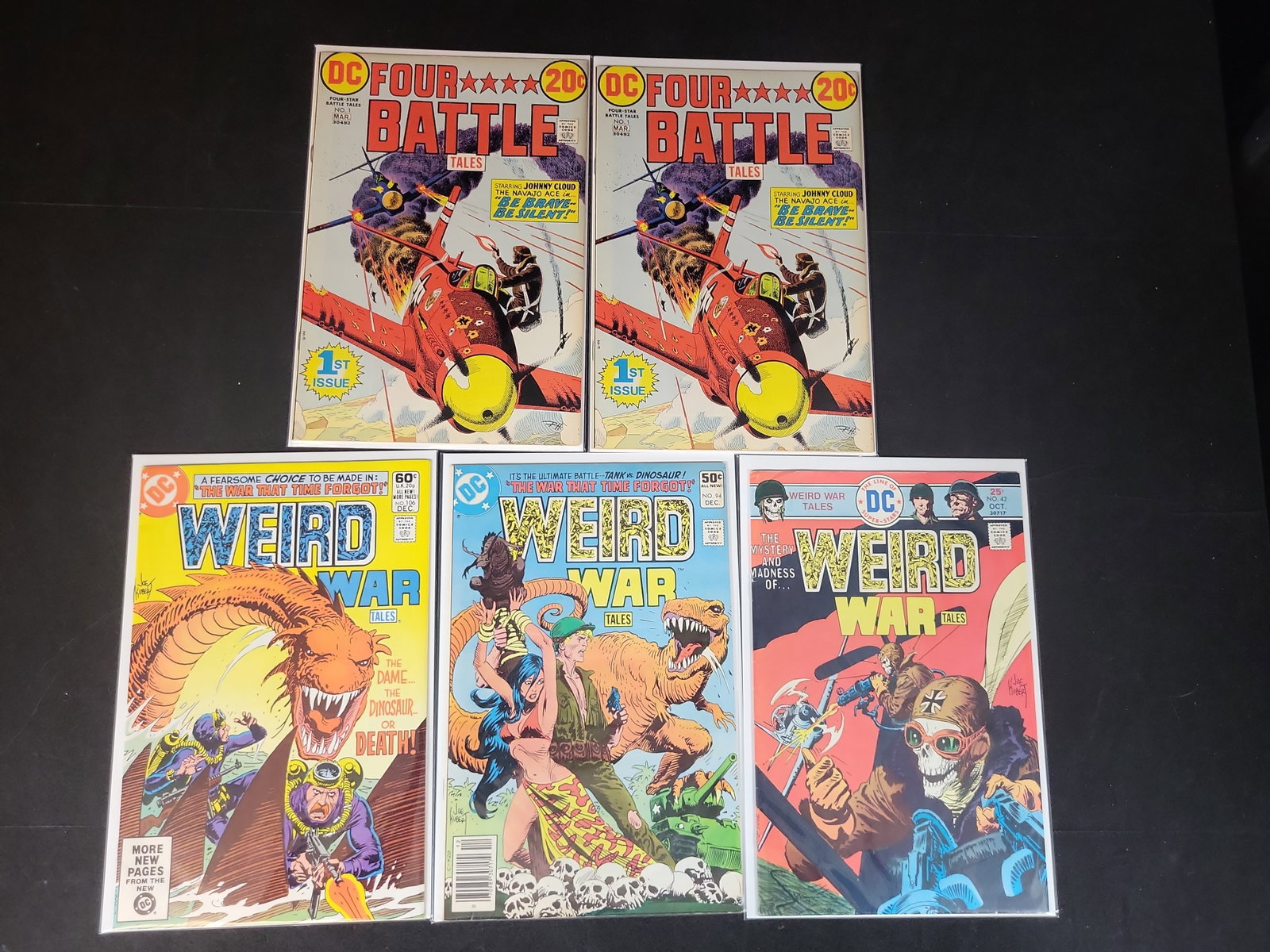 I02179 | A Collection of Five DC Comics Bronze Age War Titles Including Weird War Tales and (1 of 4)