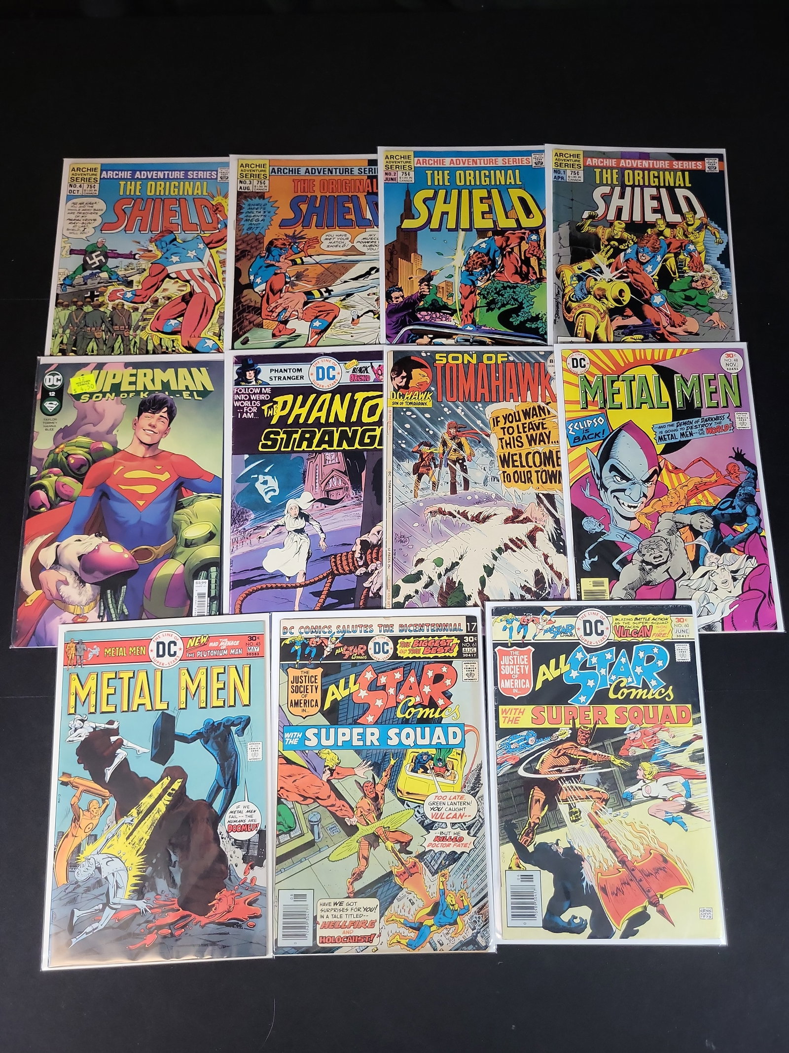 I02198 | A Collection of 11 DC Comics and Archie Adventure Series Comic Books Bronze Age to Modern: BID PER WHAT YOU SEE IN THE PHOTO, NOT THE AI GENERATED TITLES AND DESCRIPTIONS! A Collection of 11 DC Comics and Archie Adventure Series Comic Books Bronze Age to Modern Era This lot consists of 11 c