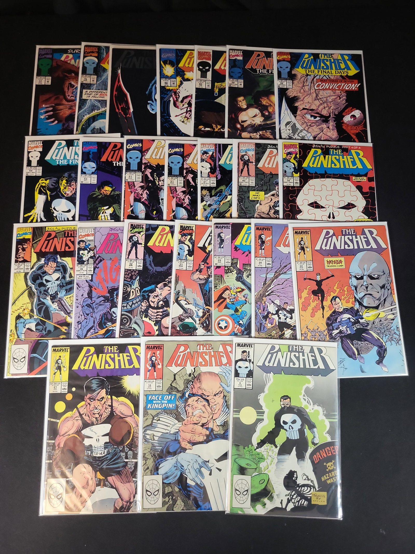 I02225 | A Collection of 23 Marvel The Punisher Comic Books Including Early Series Run and Key (1 of 6)