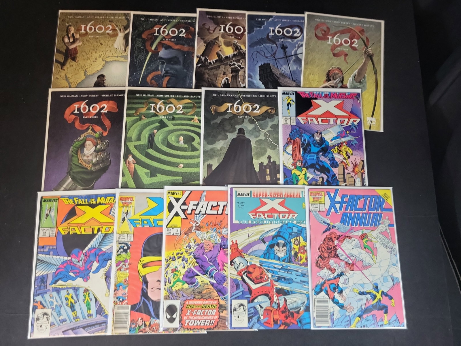 I02227 | A Collection of 14 Marvel Comic Books Including Marvel 1602 Complete Series and X-Factor (1 of 5)