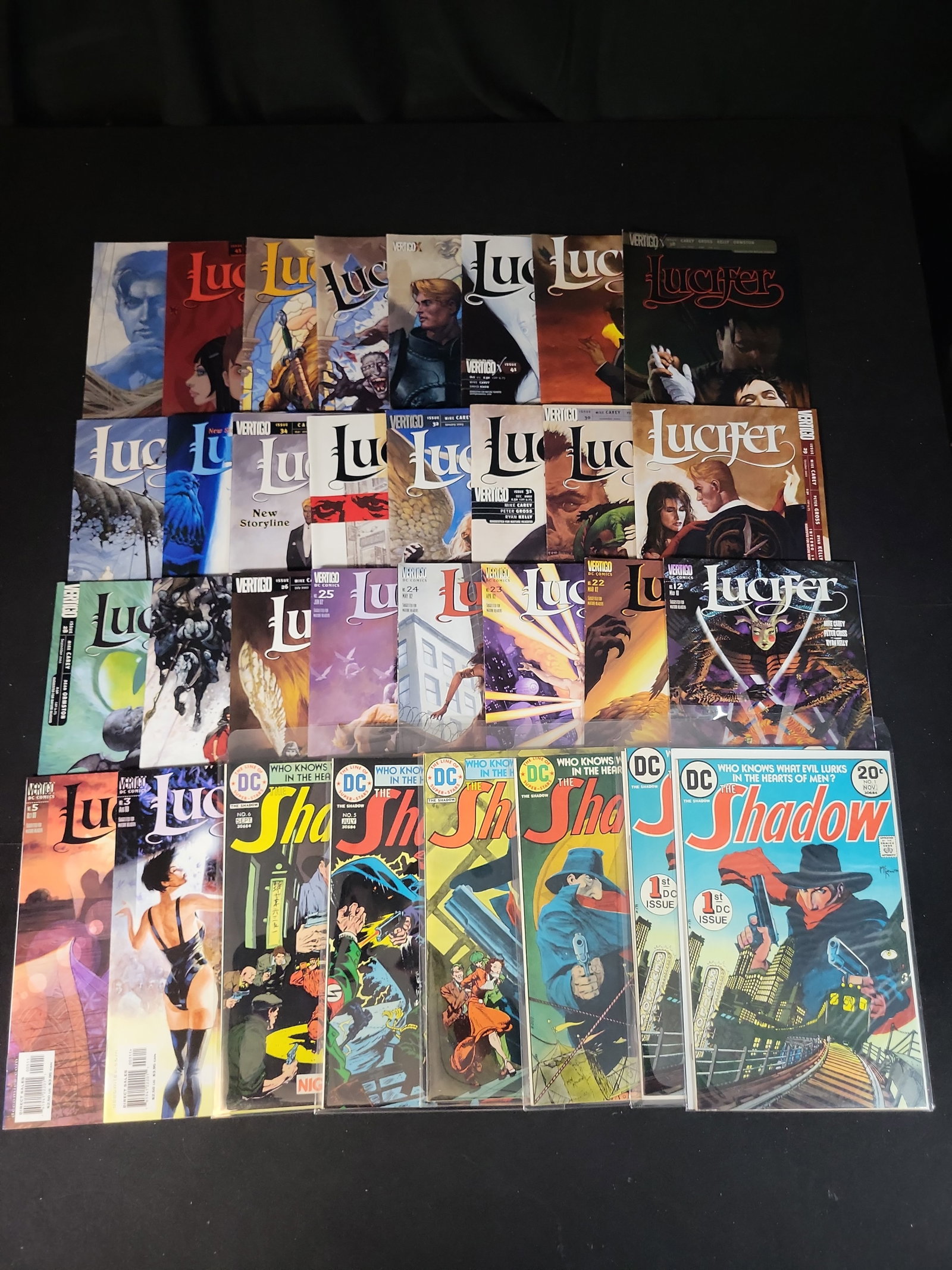 I02323 | A Collection of DC and Vertigo Comic Books Featuring The Shadow and Lucifer (1 of 6)