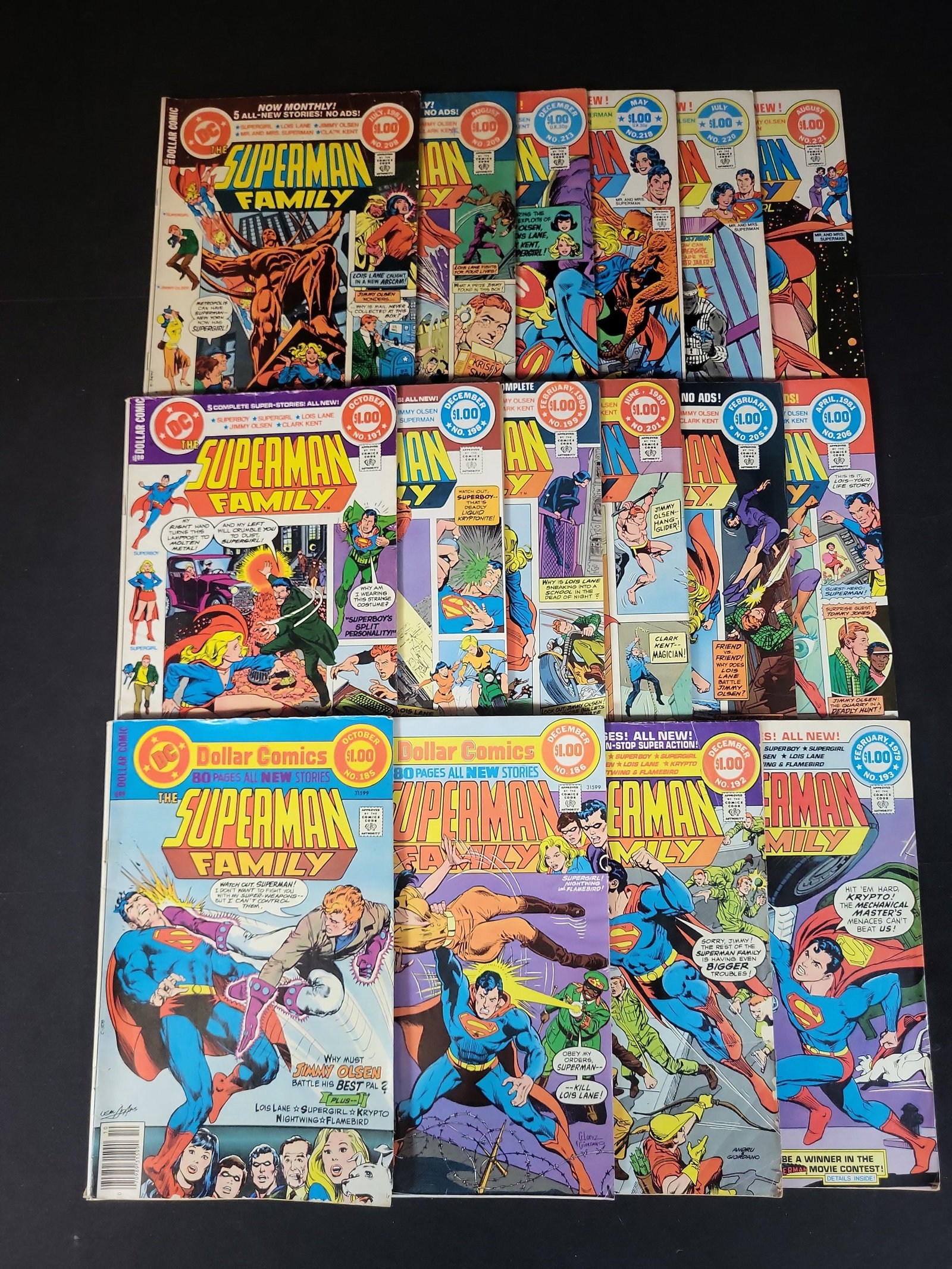 I02412 | A Collection of Sixteen DC Comics The Superman Family Issues, 1977-1982 (1 of 4)