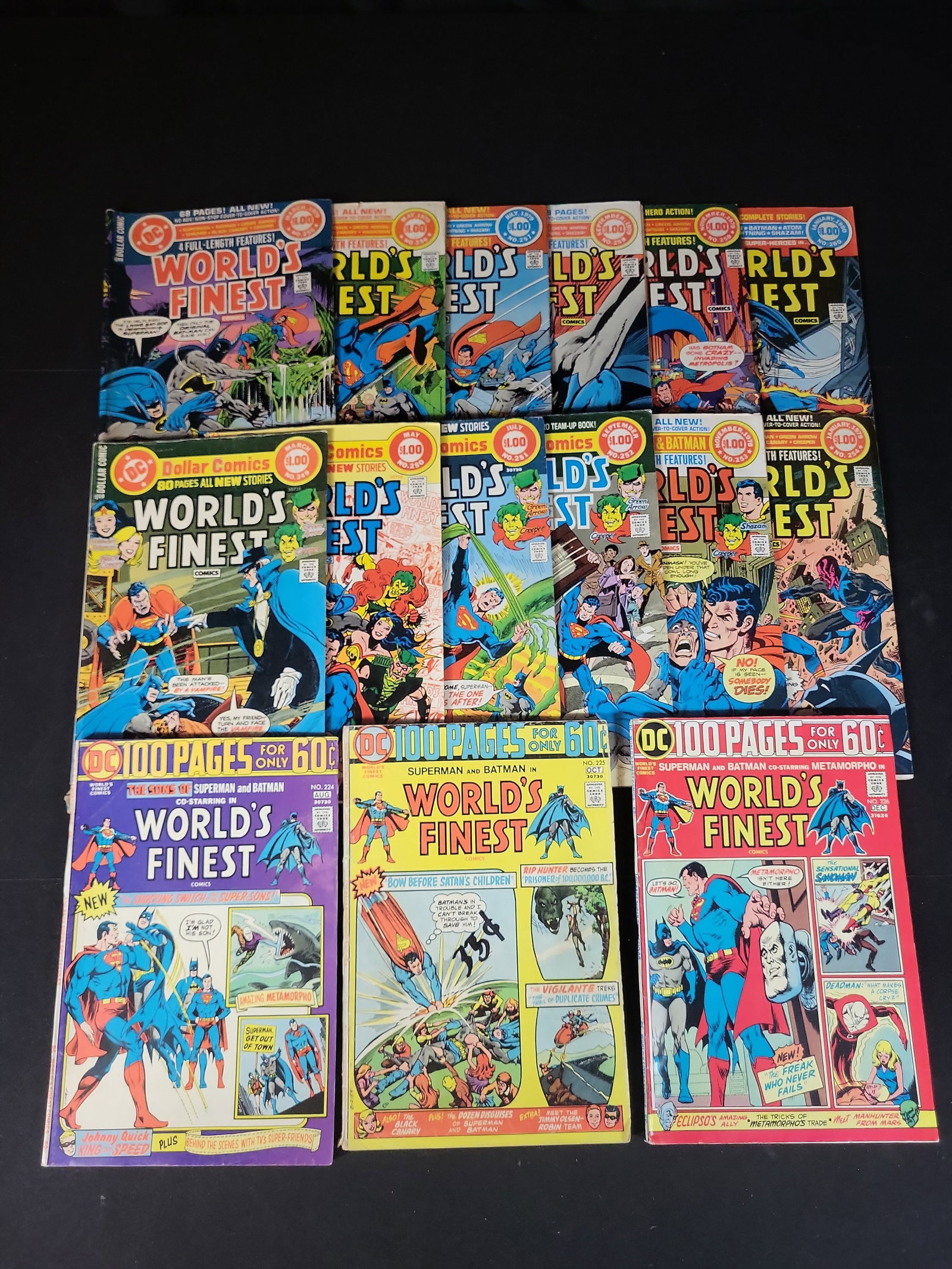 I02413 | Collection of 15 Vintage World's Finest Comics DC Comics 1974-1980 (1 of 4)