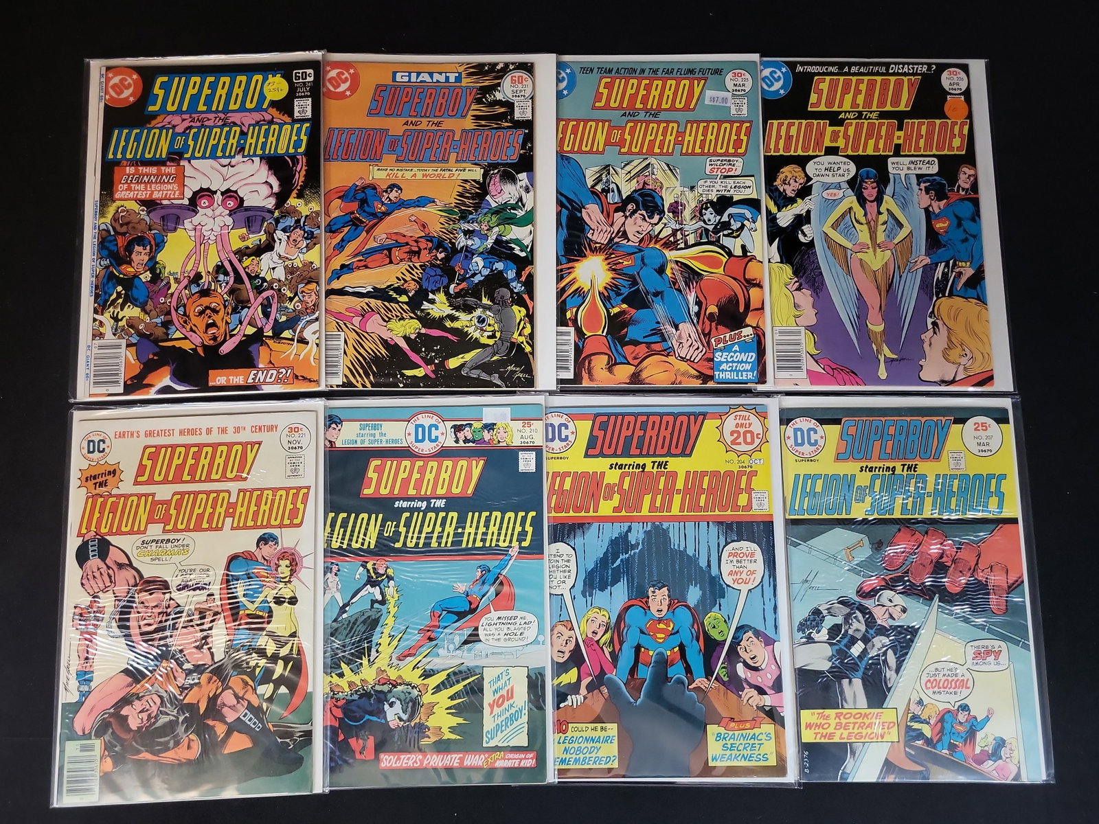 I02615 | Collection of Eight DC Comics Superboy and the Legion of Super-Heroes Bronze Age Comic (1 of 5)