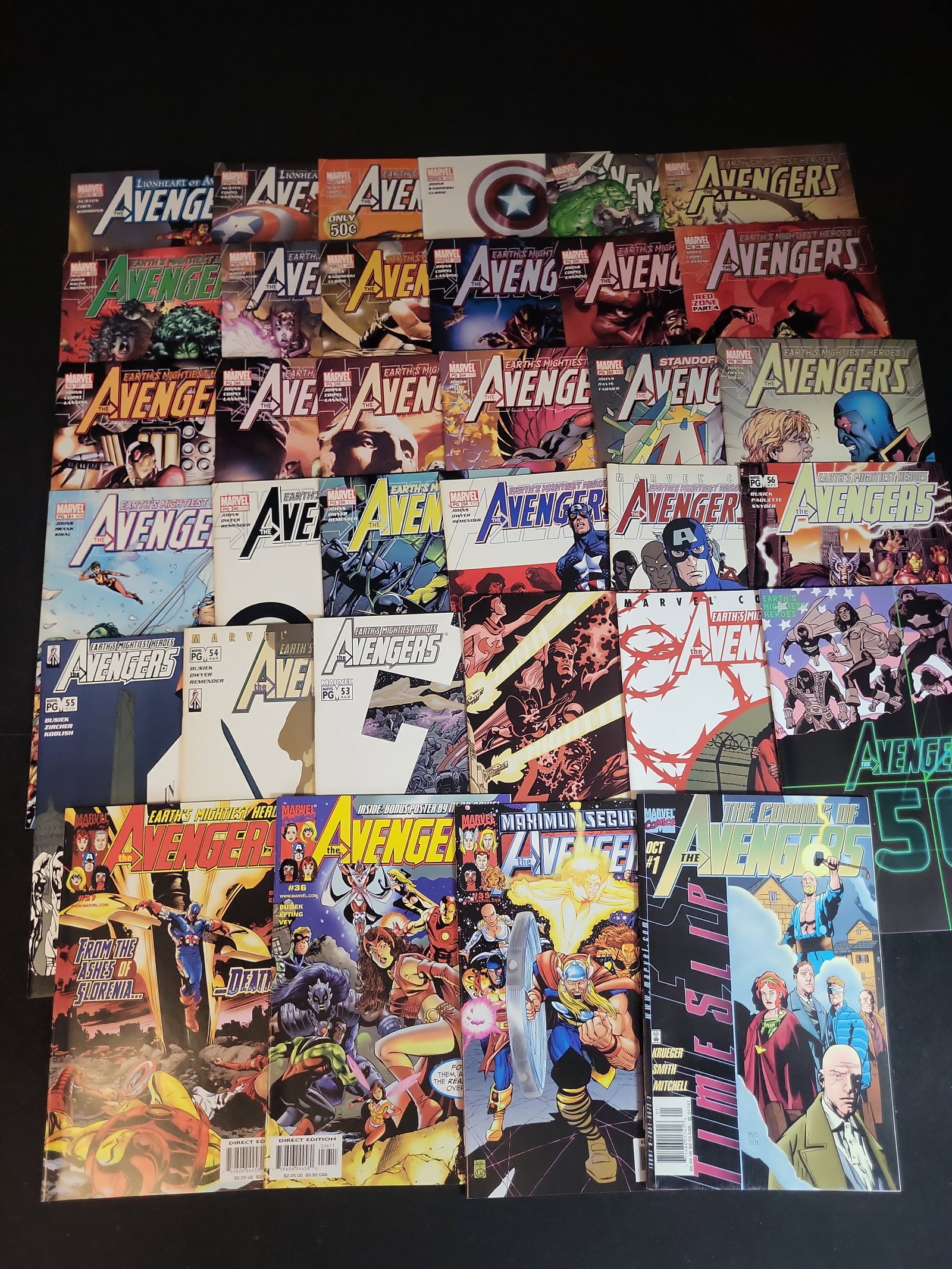 I02672 | A Collection of Approximately 33 Marvel Comic Books Featuring The Avengers Volume 3 (1 of 7)