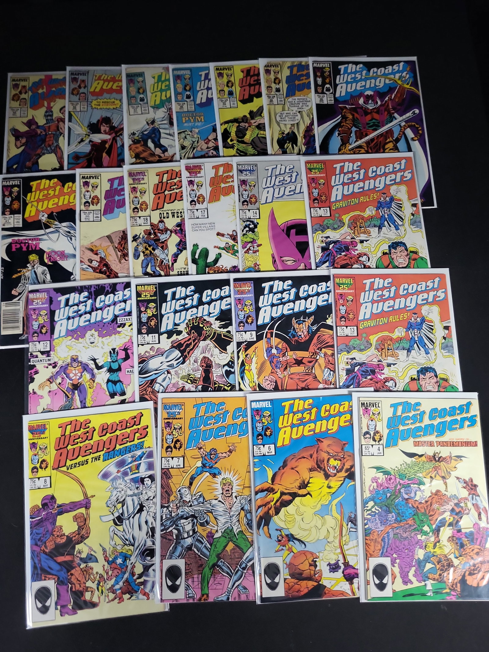 I02110 | A Collection of Vintage Marvel West Coast Avengers Comic Books, Issues #4-44 (1 of 5)